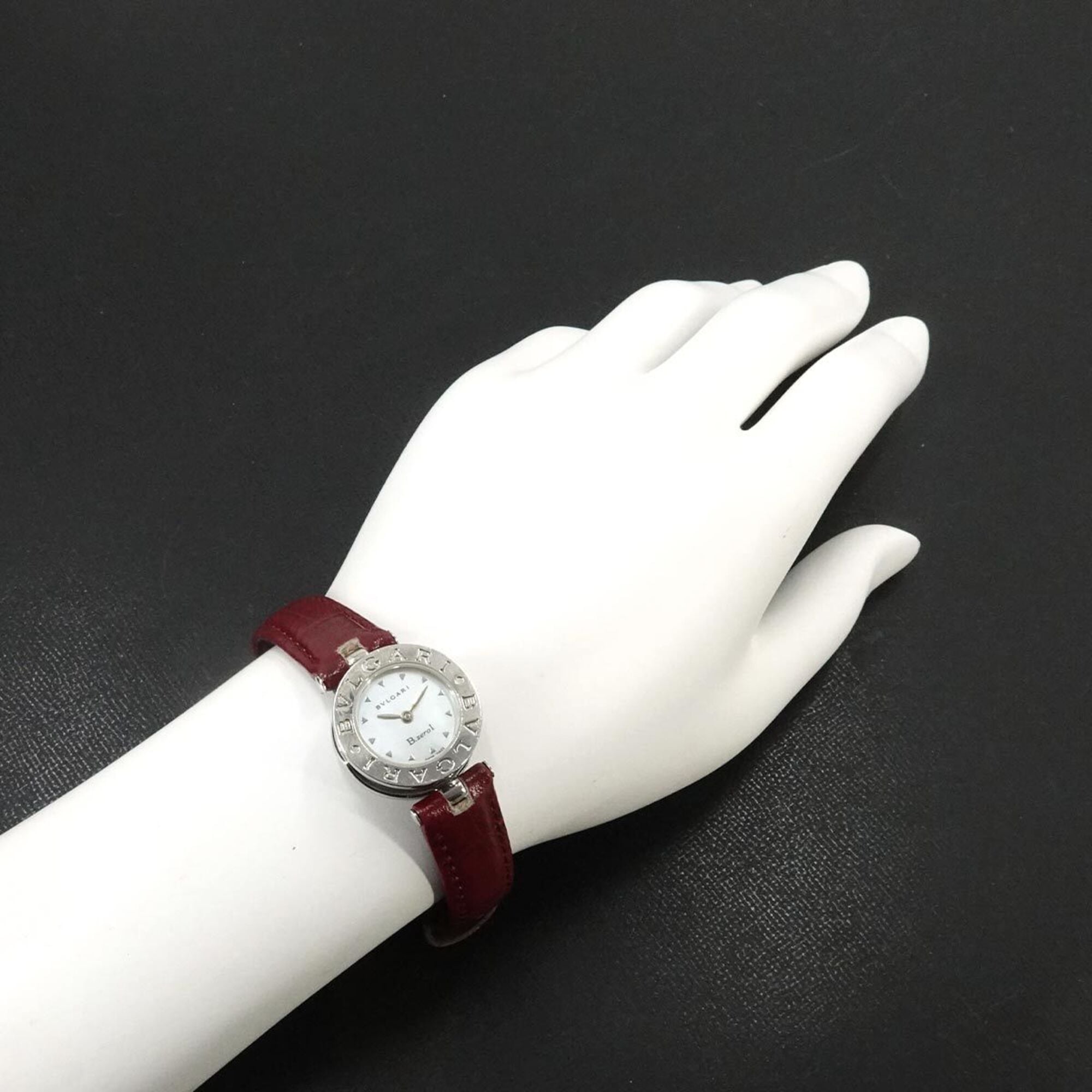 Bvlgari Bulgari BVLGARI B-Zero1 BZ22S Horloge met witte wijzerplaat, 22 mm