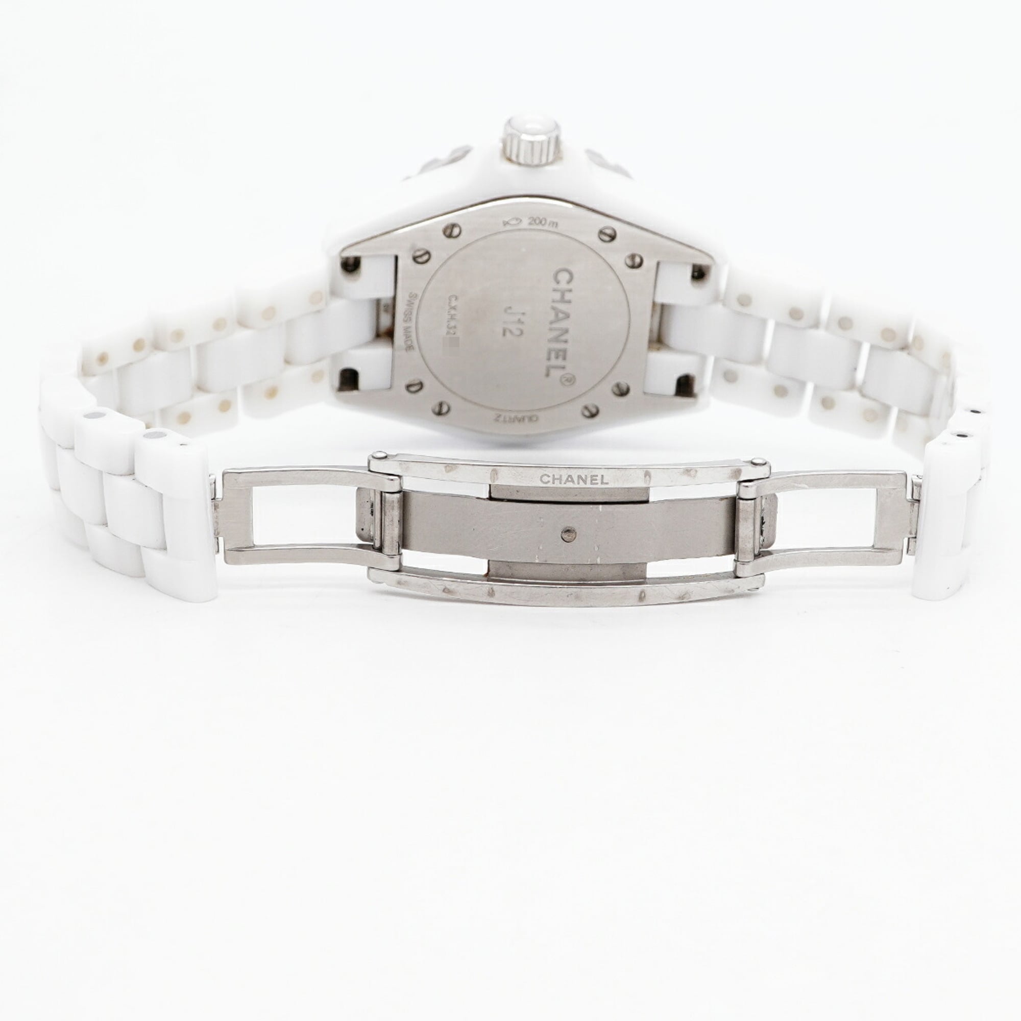 Montre Chanel J12 H0968 Blanc avec cadran de 34 mm