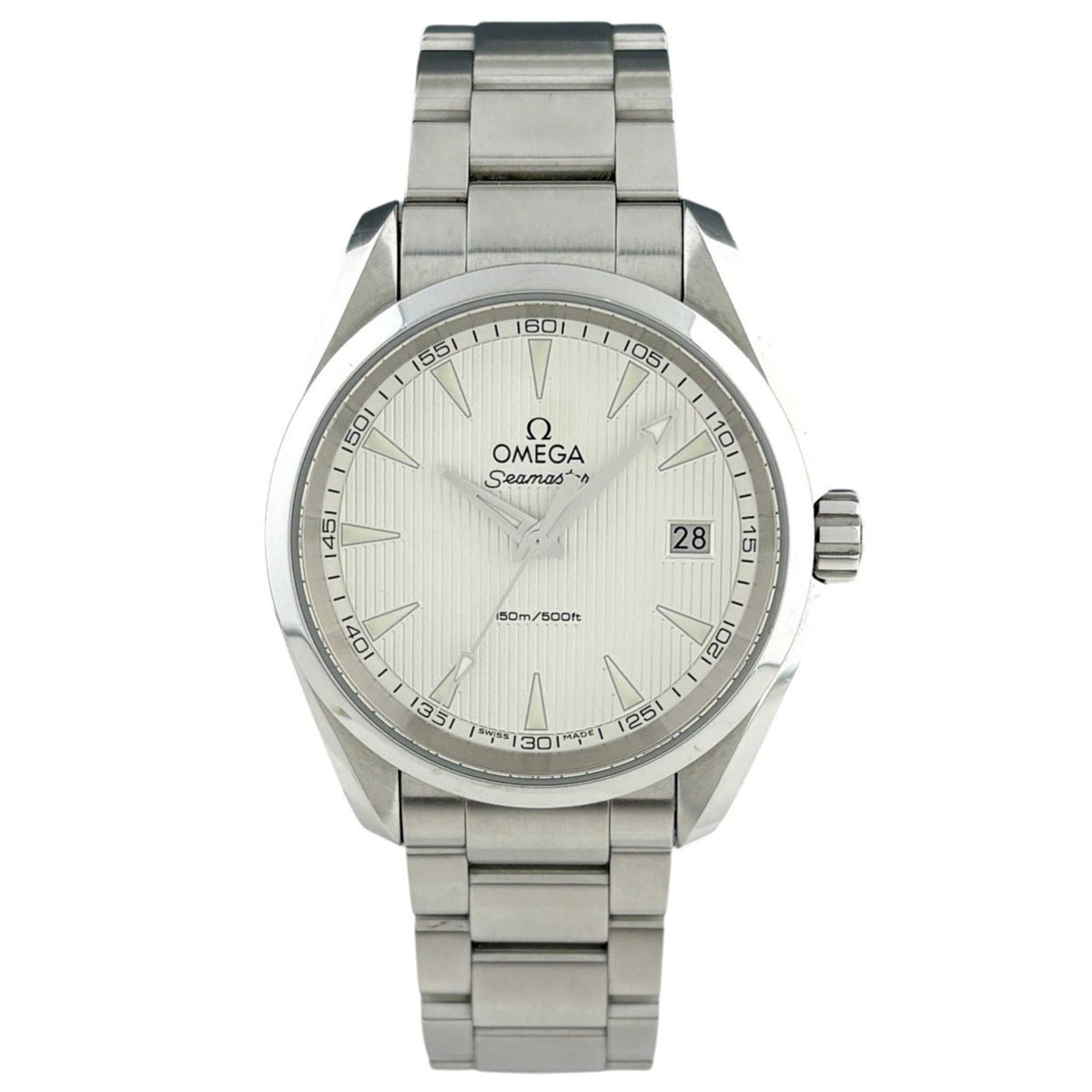 Omega Aqua Terra 231.10.39.60.02.001 Horloge met zilveren wijzerplaat, 38 mm