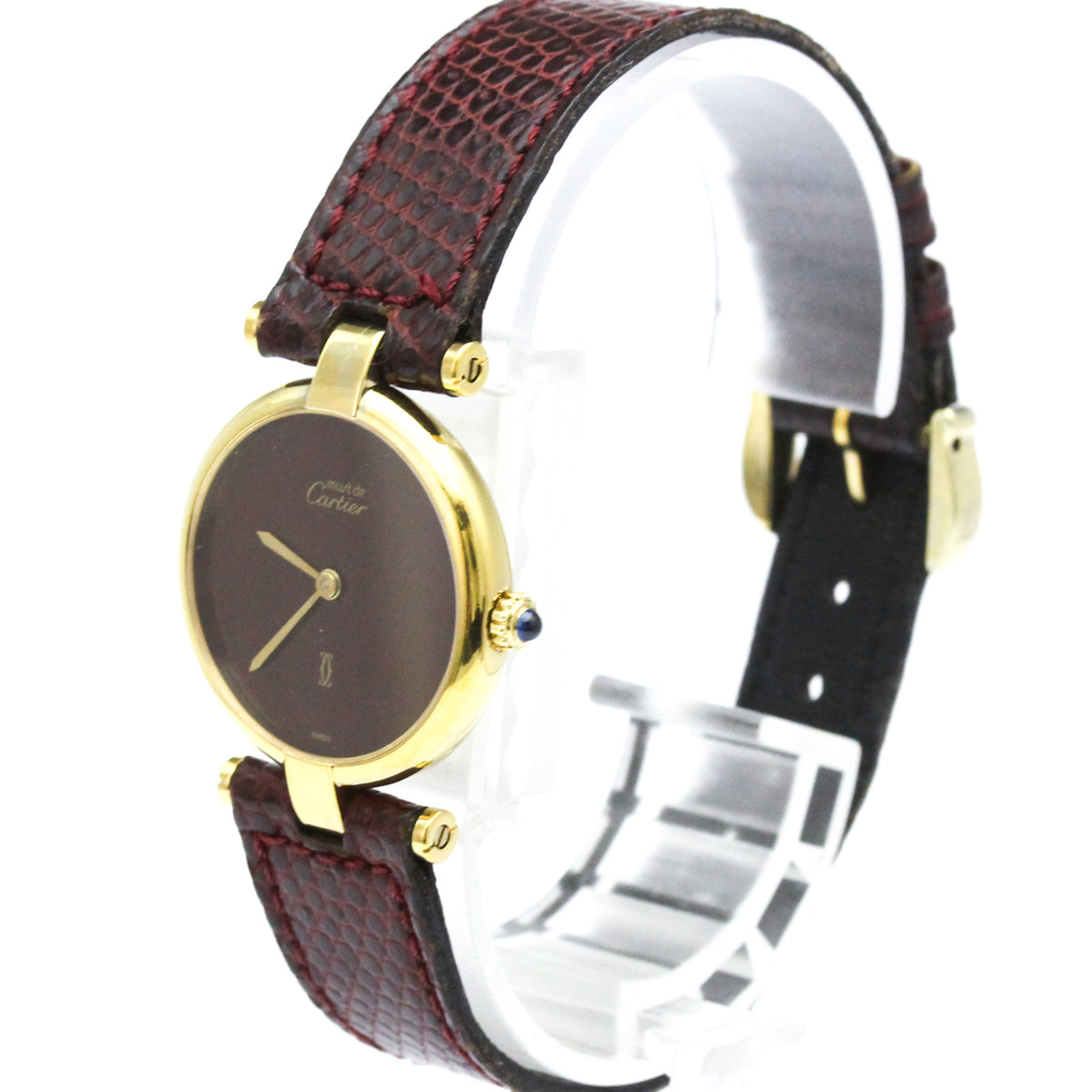 Cartier Colisee 590002 Bordeaux Dial 24mm Watch
