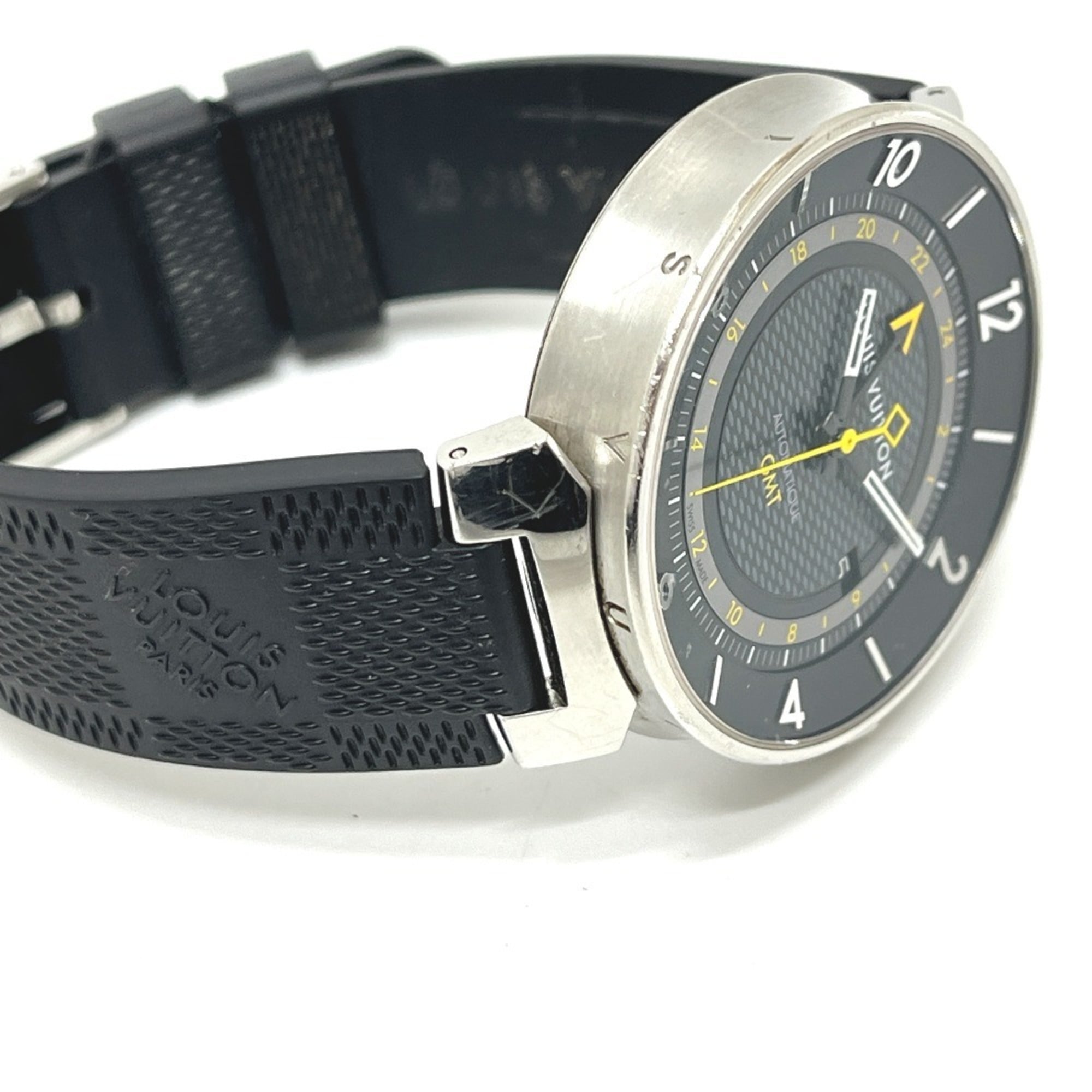 Louis Vuitton Tambour Q8D30 Black Dial 40mm Watch