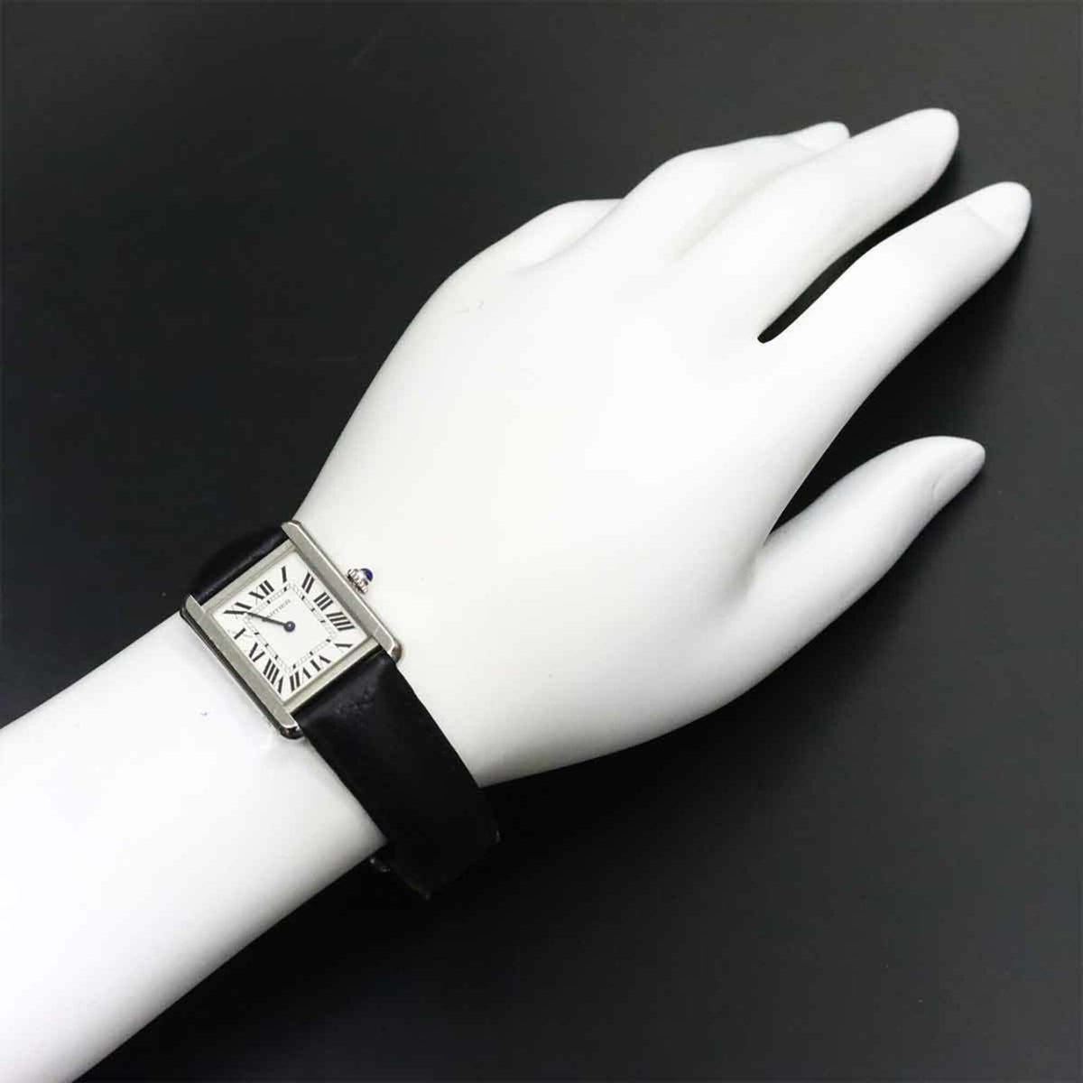 Cartier Tank Solo SM WSTA0030 Silber Zifferblatt 24 mm Uhr