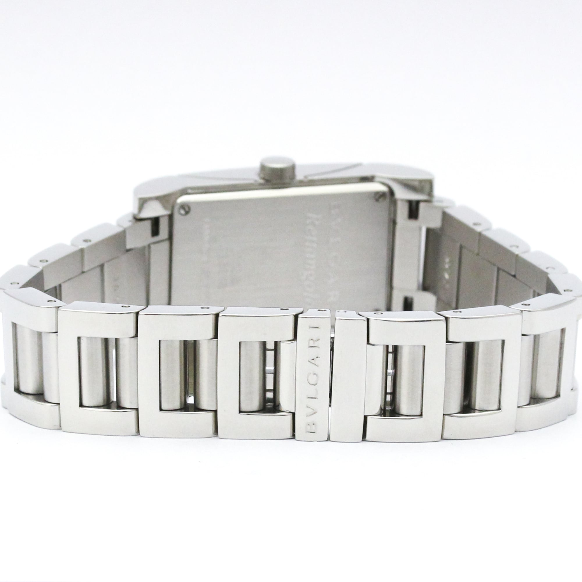 Bulgari Rettangolo Stainless Steel Quartz Ladies Watch RT39S Polished