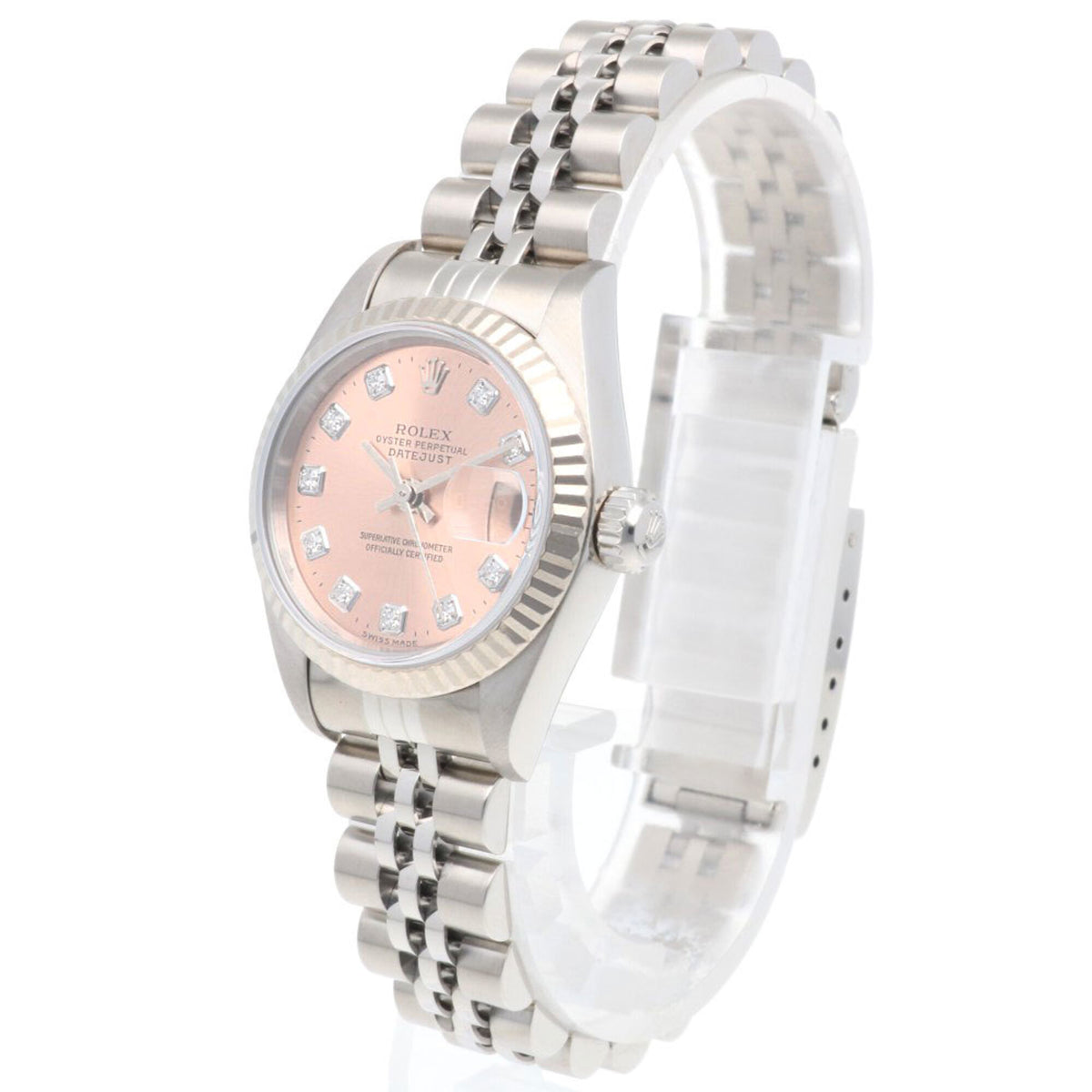 Rolex Datejust Oyster Perpetual 79174G Rosa Zifferblatt 26 mm Uhr