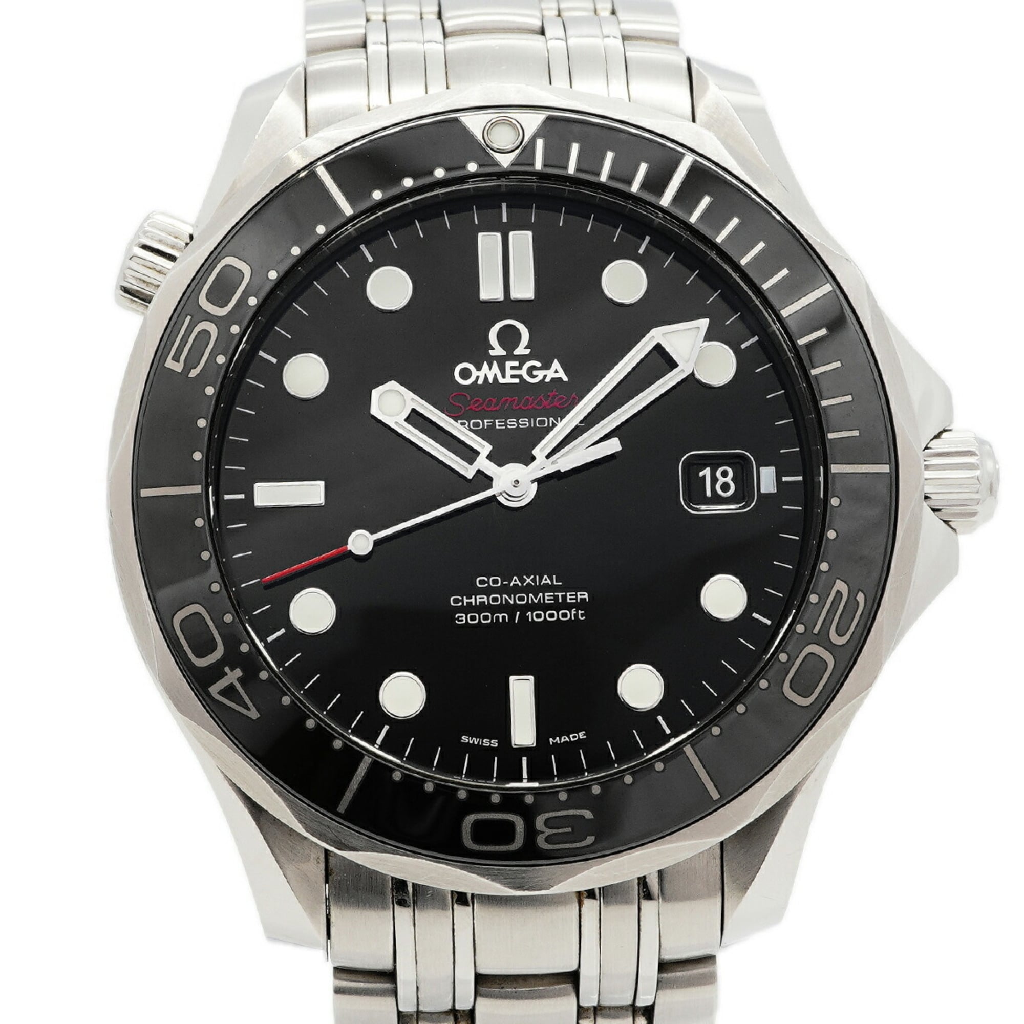 Omega Seamaster 300 Co-Axial 212.30.41.20.01.003 Black Dial