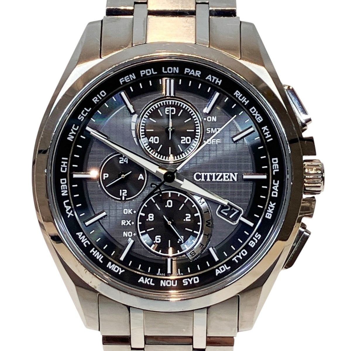 Citizen Direct Flight Attesa AT8040-57E Schwarz Zifferblatt 43 mm Uhr