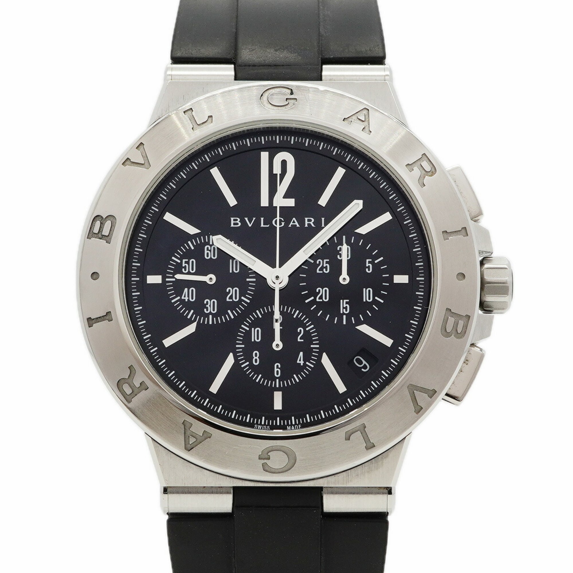 Bulgari Diagono DG41SCH Black Dial Men's Watch