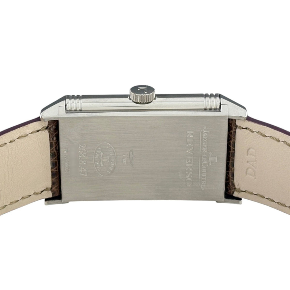 Jaeger LeCoultre Grand Reverso Lady Ultra Thin Q3208420/268.8.47 Horloge met zilveren wijzerplaat, 24 mm