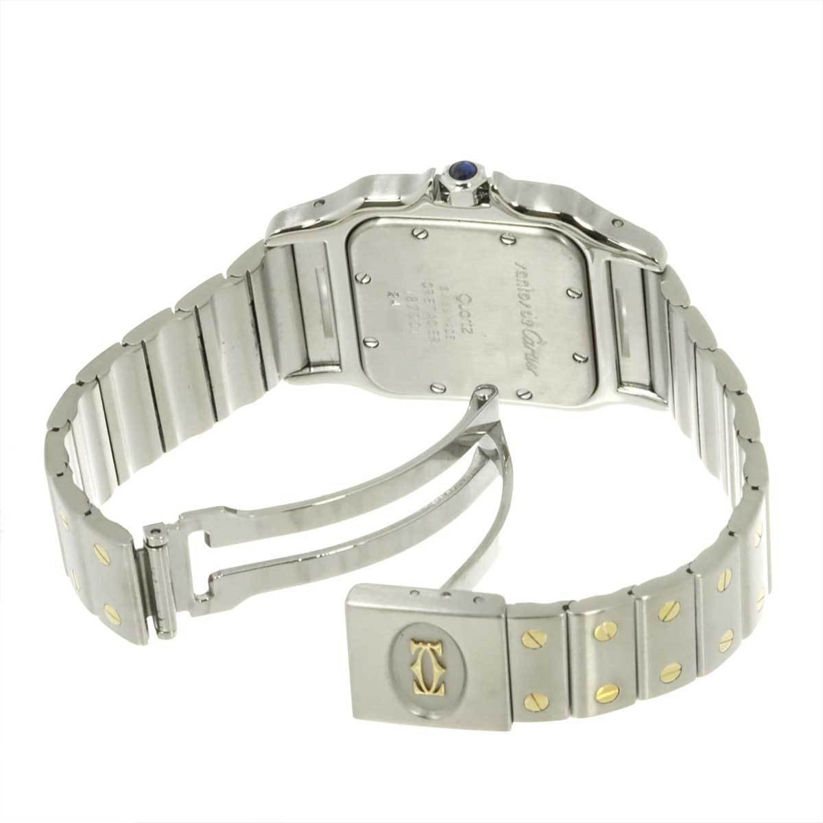 Montre Cartier Santos Galbee LM W20011C4 Ivoire avec cadran de 29 mm