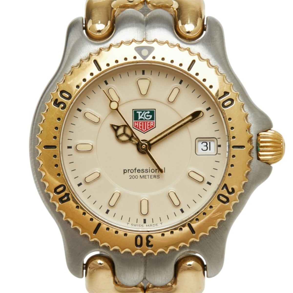 TAG Heuer Cell Professional WG1221-K0 Beige Dial 34mm Watch