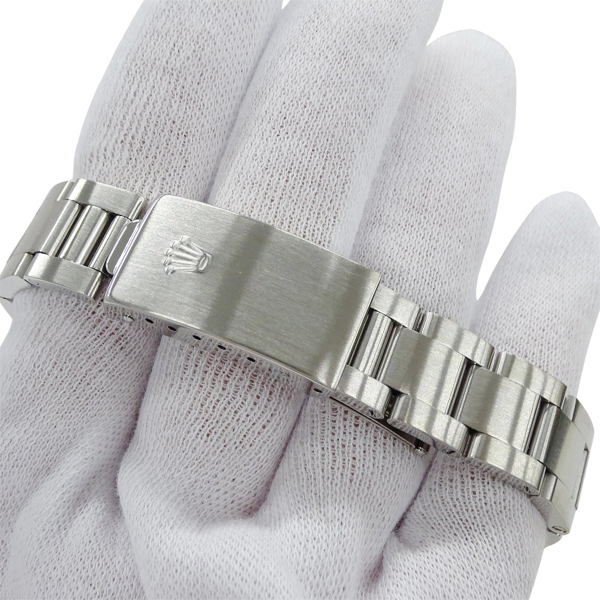 Rolex Oyster Perpetual Datum 15210 Y, blaues Zifferblatt, 34 mm Uhr