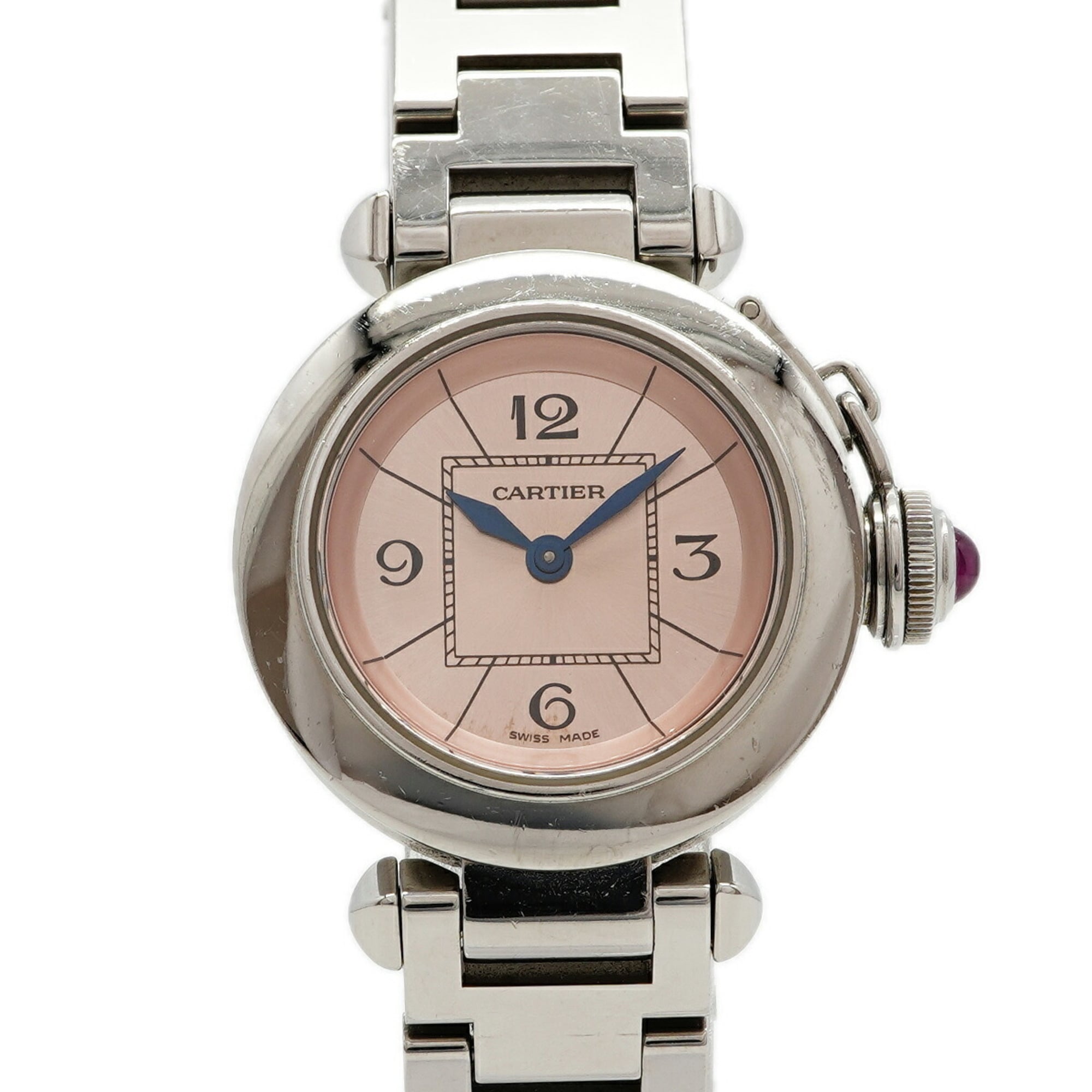 Cartier Miss Pasha W3140008 Pink Dial 26mm Watch