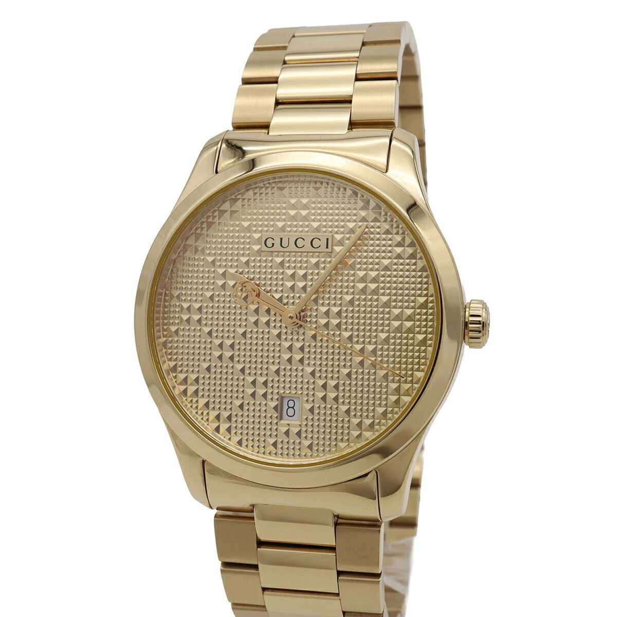 Montre Gucci G-Timeless à cadran doré, 38 mm