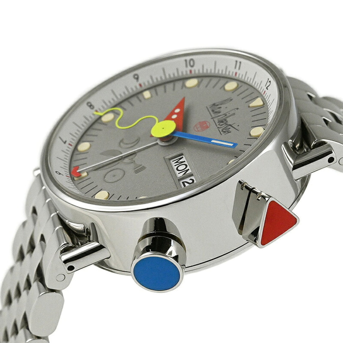Alain Silberstein Le Réveille LR13 Gray Dial 36mm Watch
