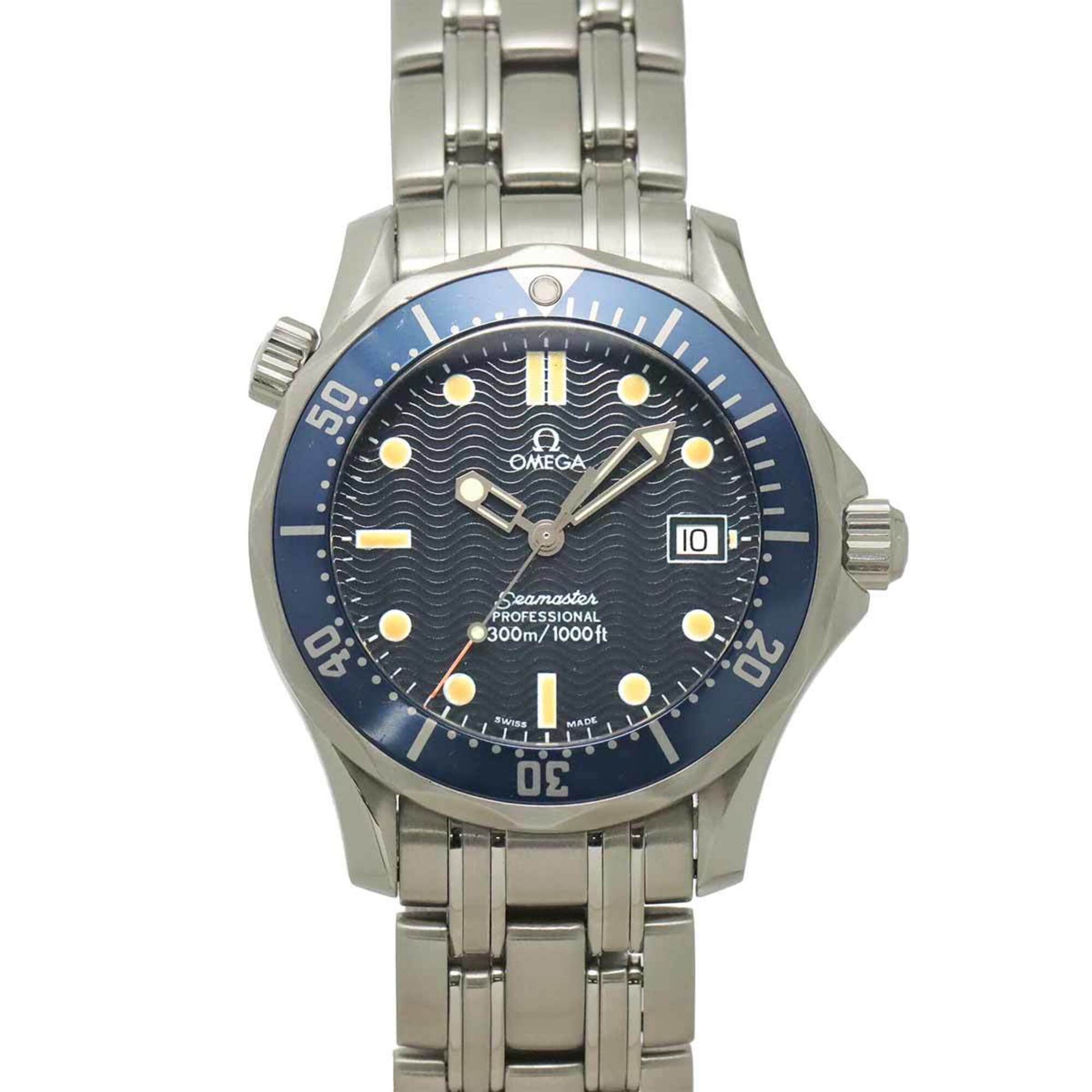 Omega Seamaster Professional 2561 80 Boys' Watch, Date, Navy, Quartz Watch