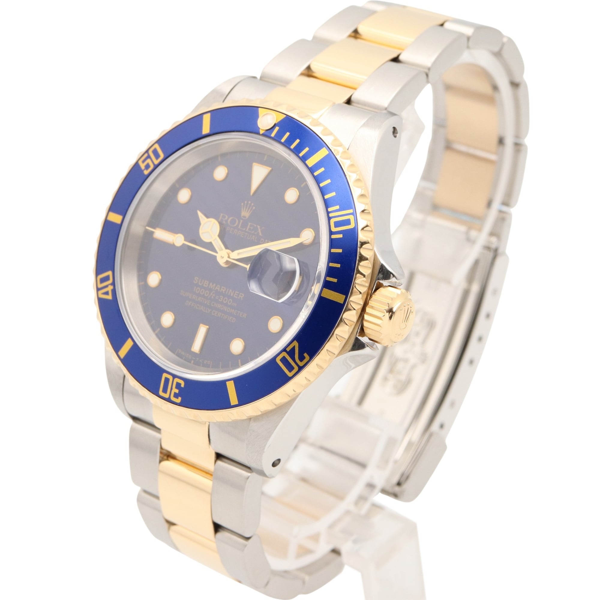 Rolex Submariner 16613 Blue Dial 40mm Watch