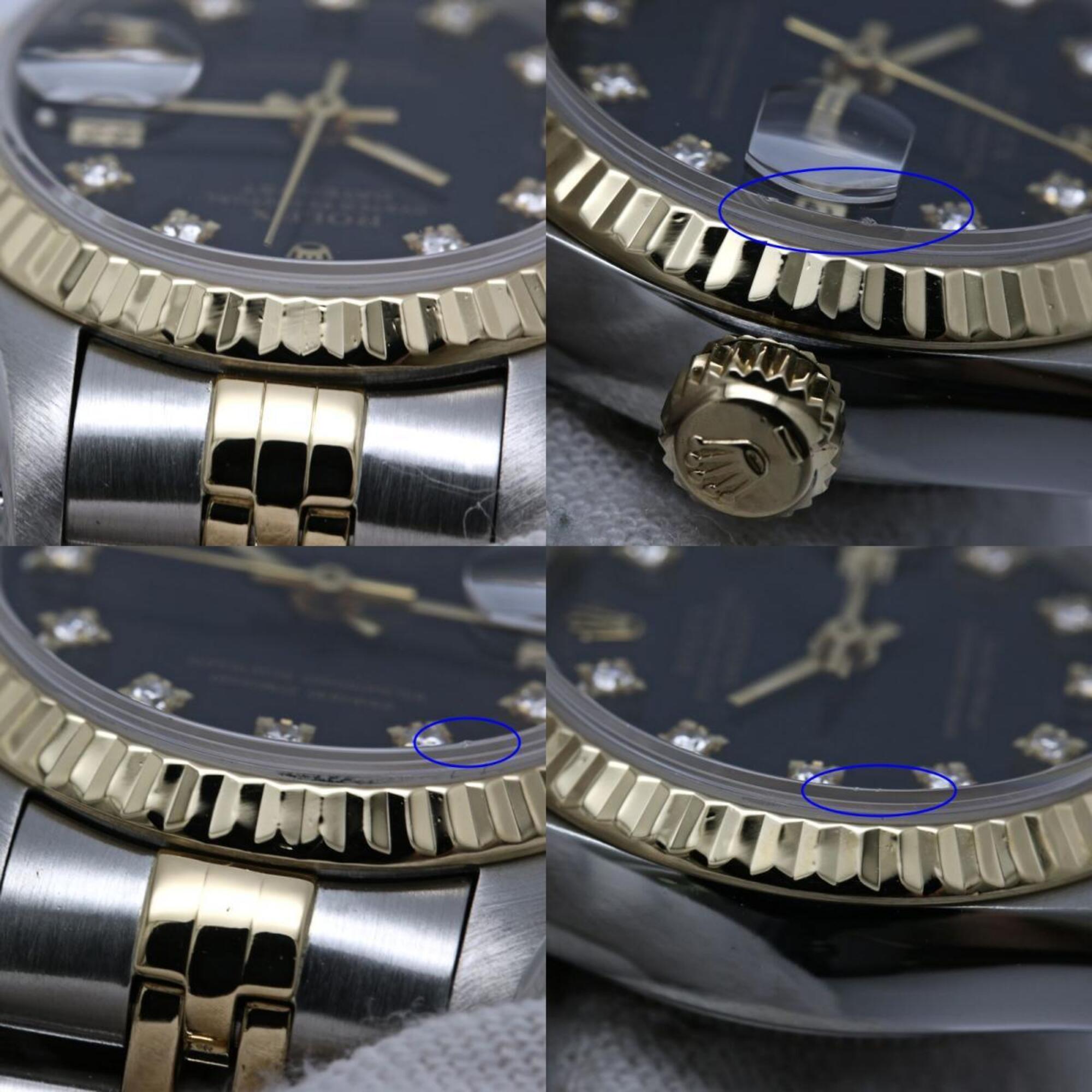 Rolex Datejust 69173G Black Dial 26mm Watch