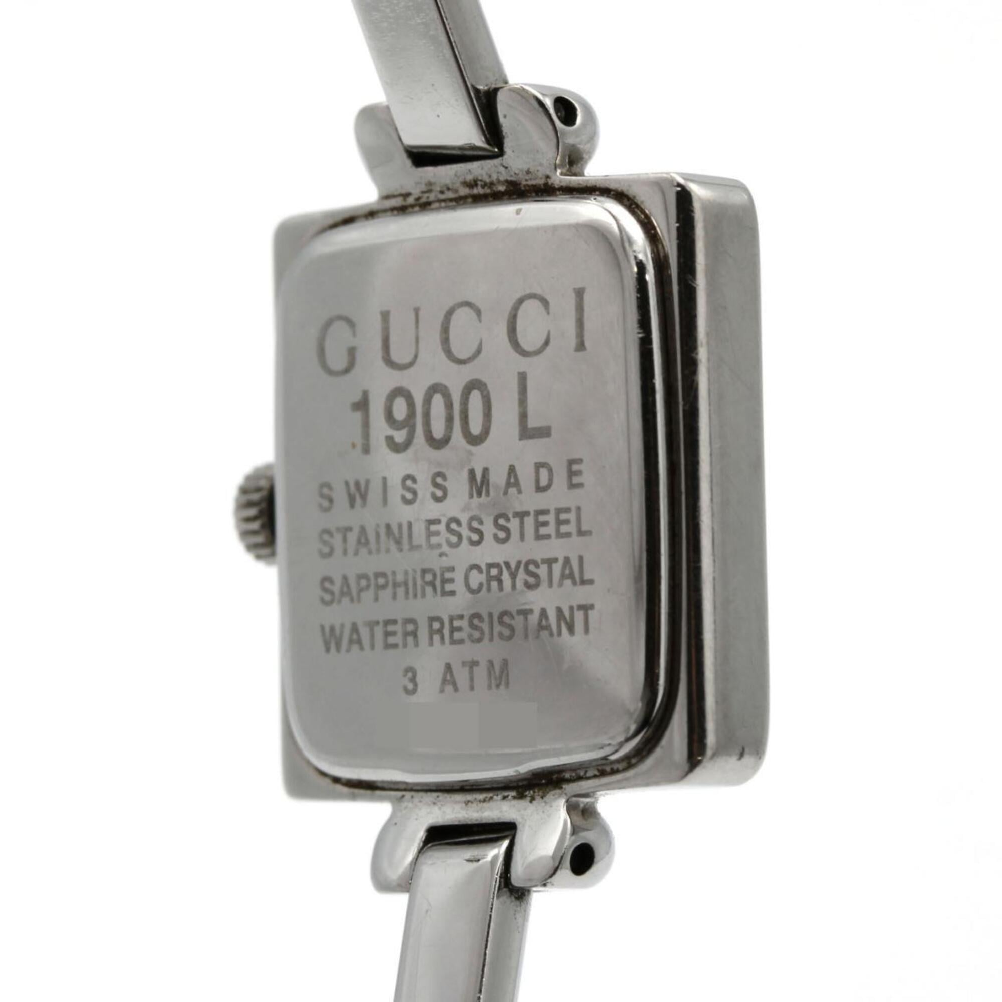 Gucci 1900 1900L Black Dial 19mm Watch