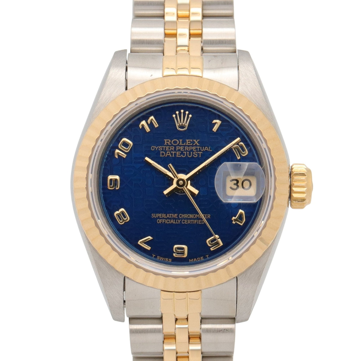 Rolex Datejust R-series 18K ( 69173 Blue Dial 26mm Watch