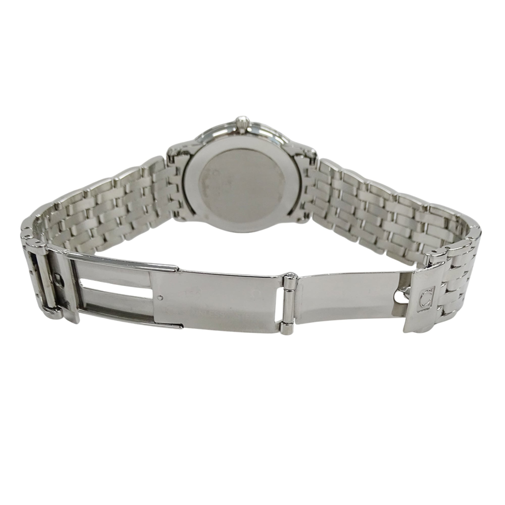 Omega De Ville Prestige 4510.31 Herrenuhr, Markenuhr, Datum, Quarz, Edelstahl (SS), Silber