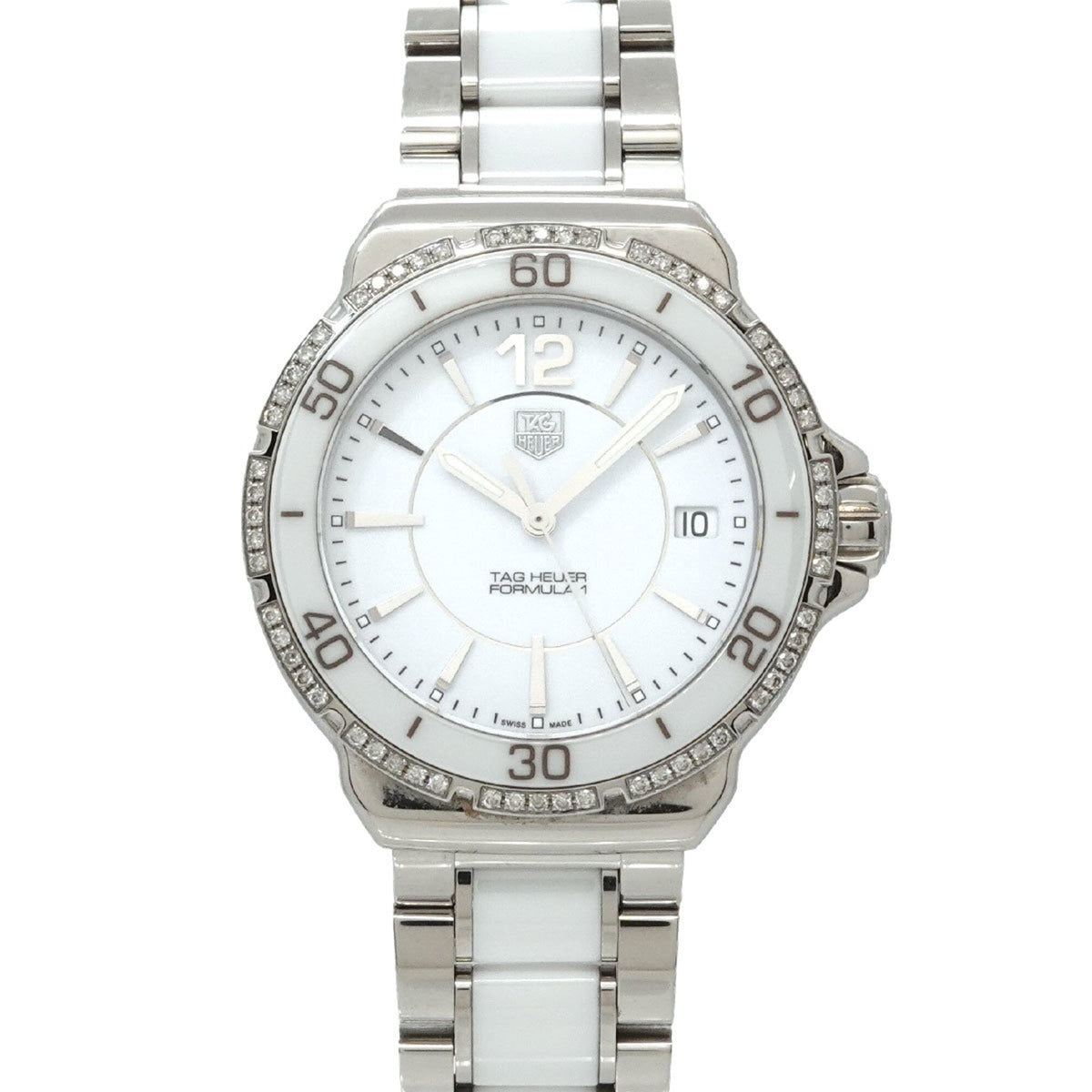 TAG Heuer Formula WAH1213 White Dial 34mm Watch