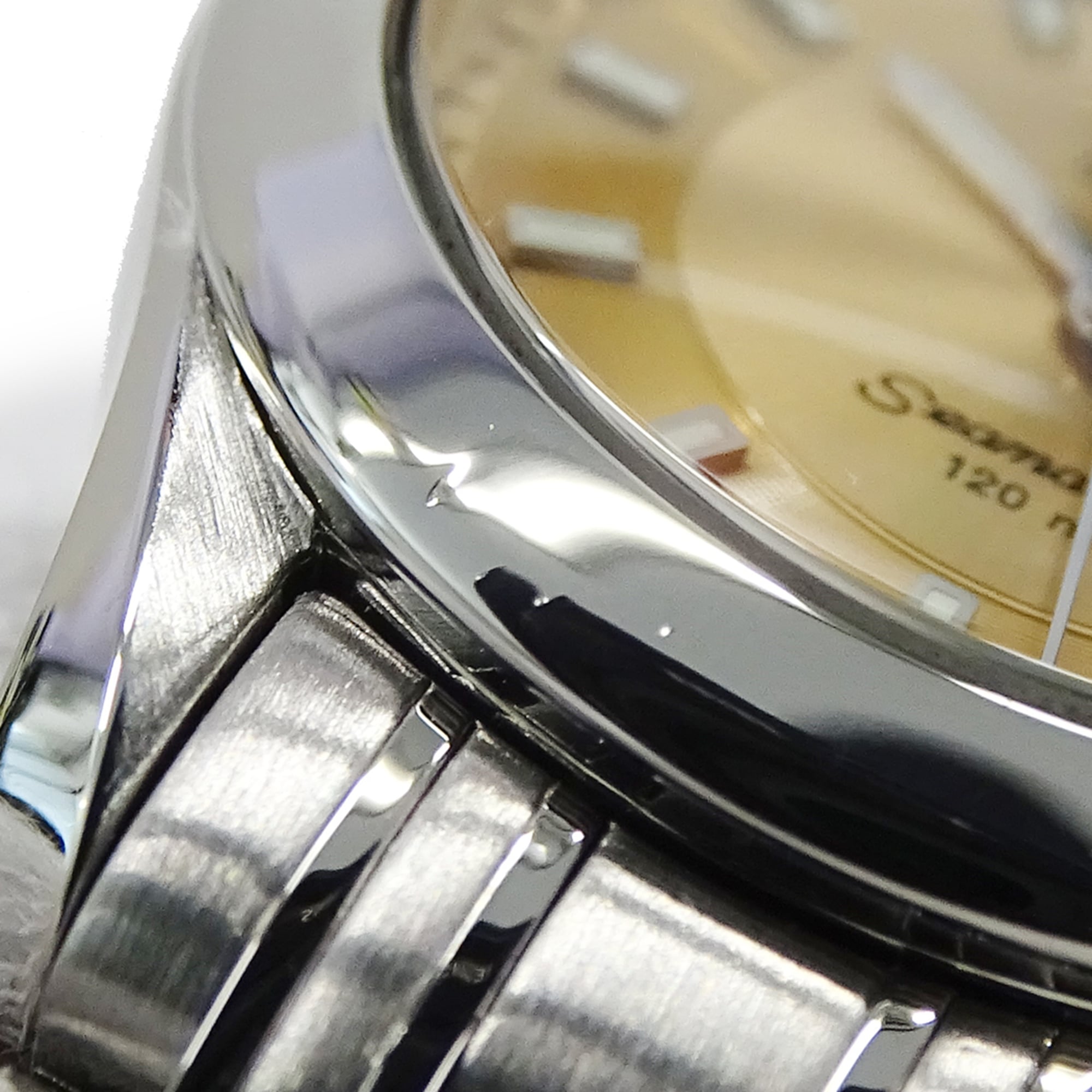 Omega Seamaster 2581.62 Wo Brand Name 120m Water Resistant Date Quartz Movement Stainless Steel (SS) Silver & Orange