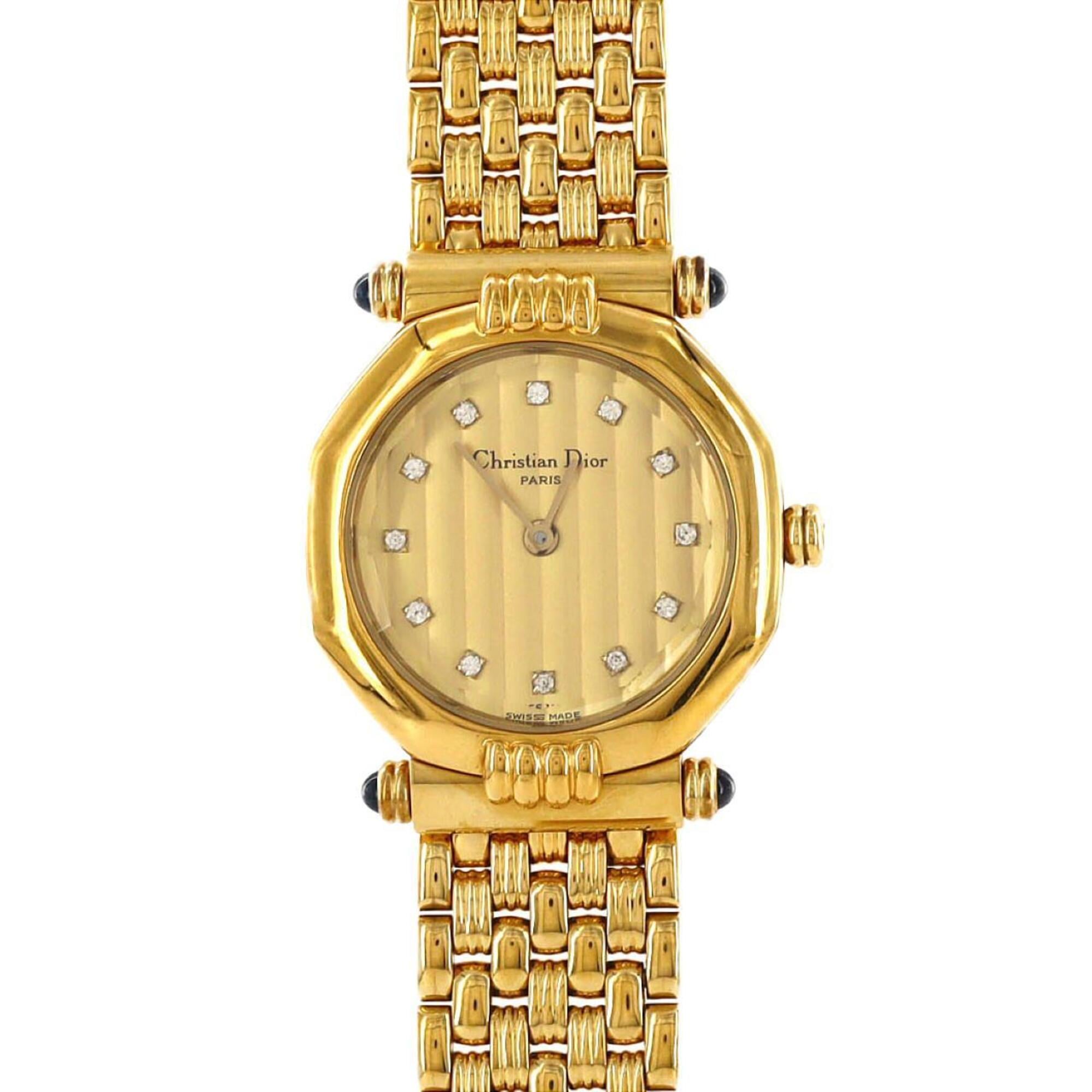Christian Dior Dior 64151 Gold Dial 26mm Watch