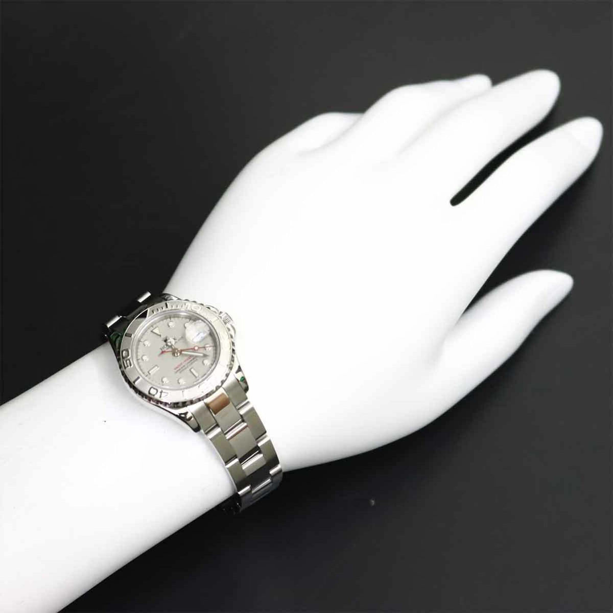 Montre Rolex Yachtmaster Rolesium 169622, cadran argenté, 29 mm