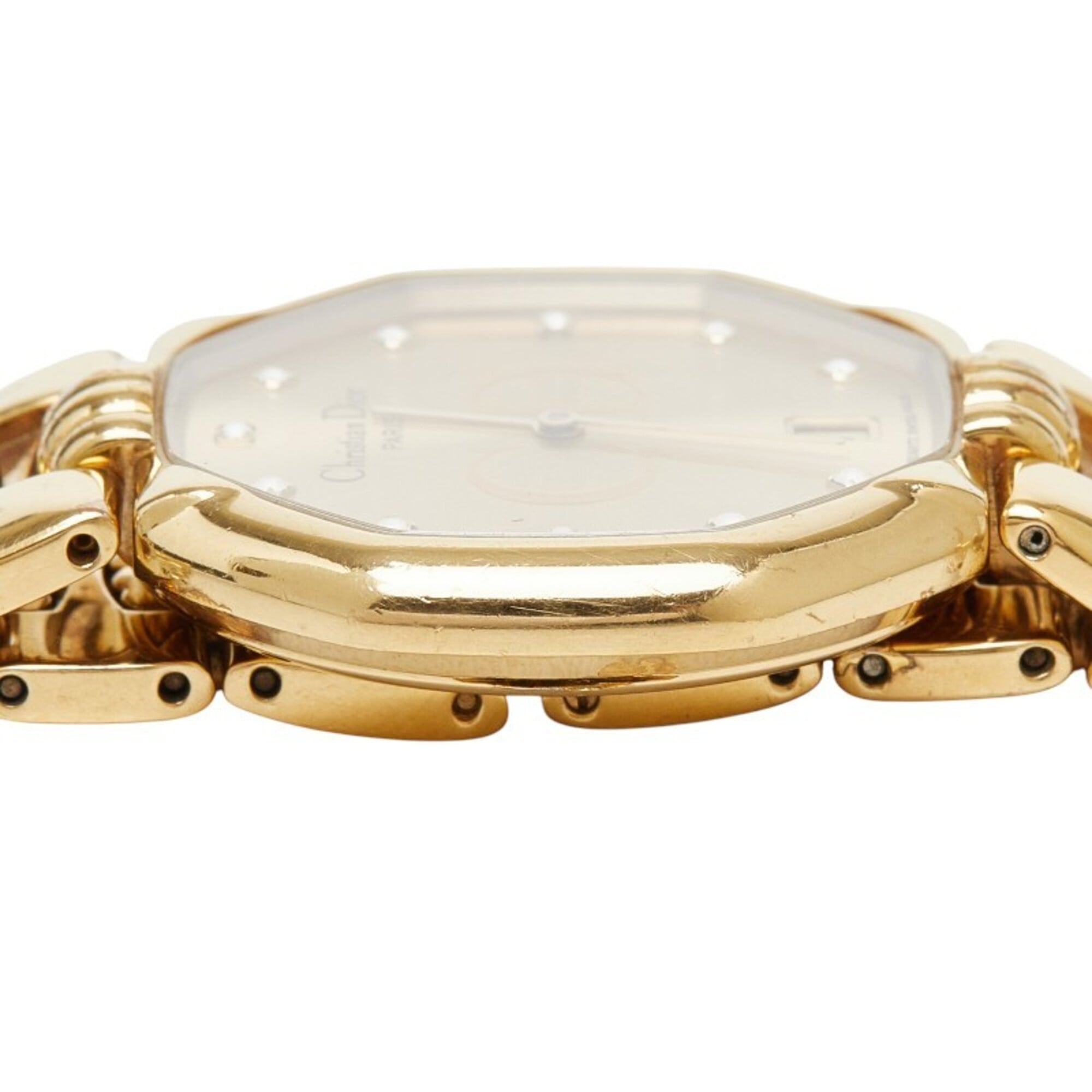 Christian Dior Gold Dial 32mm Watch