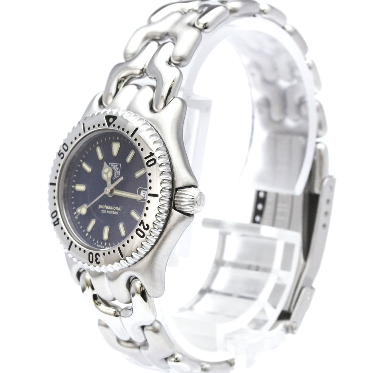 TAG Heuer Sel WG1317-2, marineblaues Zifferblatt, 28 mm Uhr