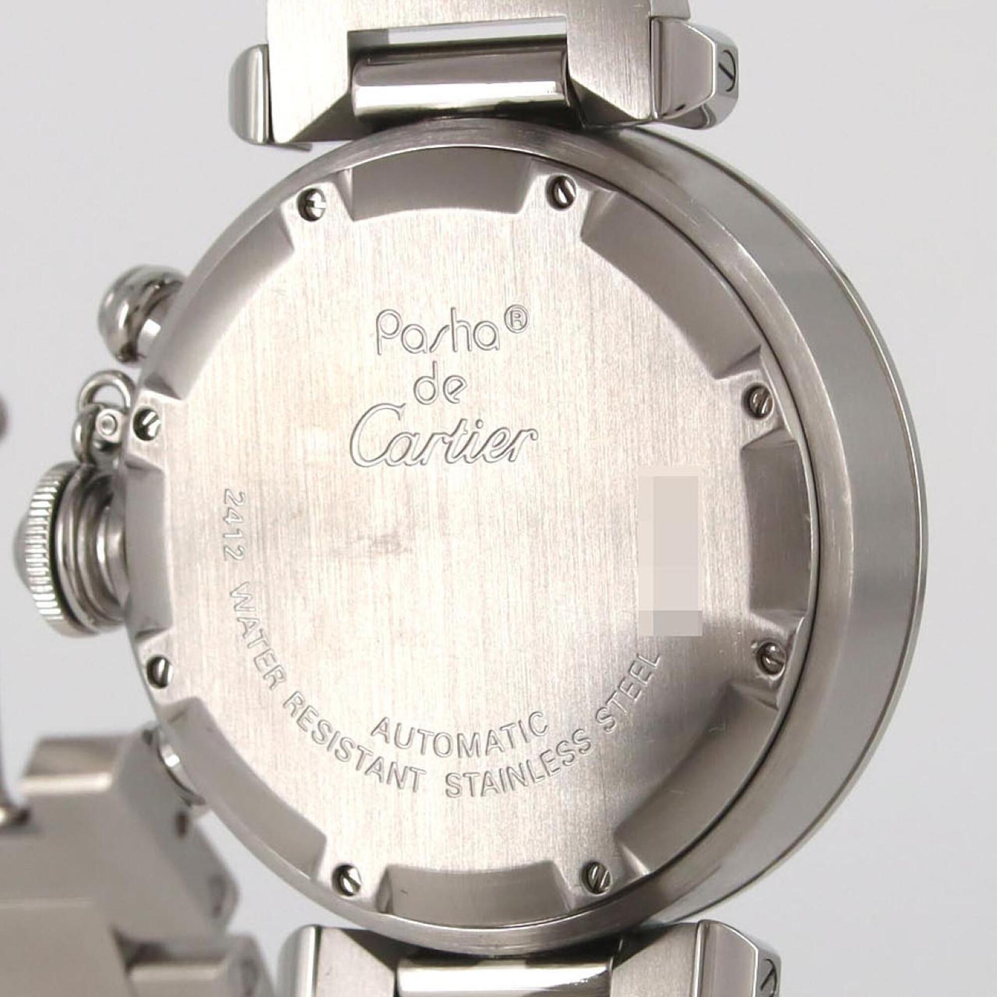 Cartier Pasha C Chronograph W31048M7 Stainless Steel Automatic Watch