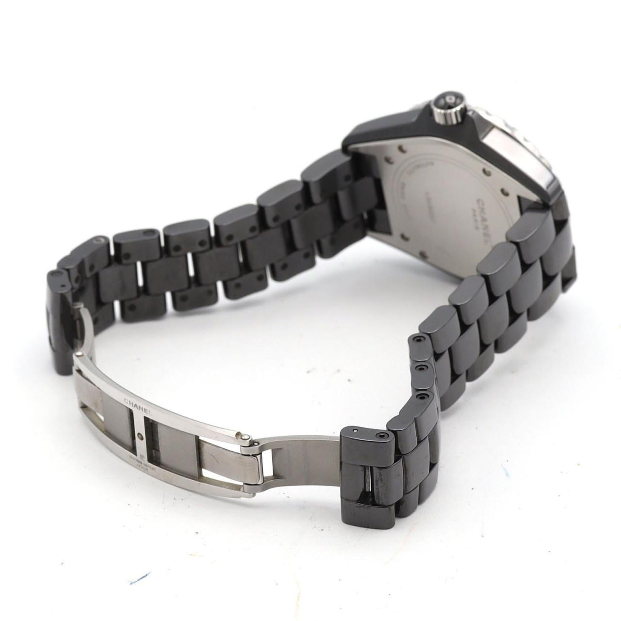 Chanel J12 H1635 Black Dial 38mm Watch