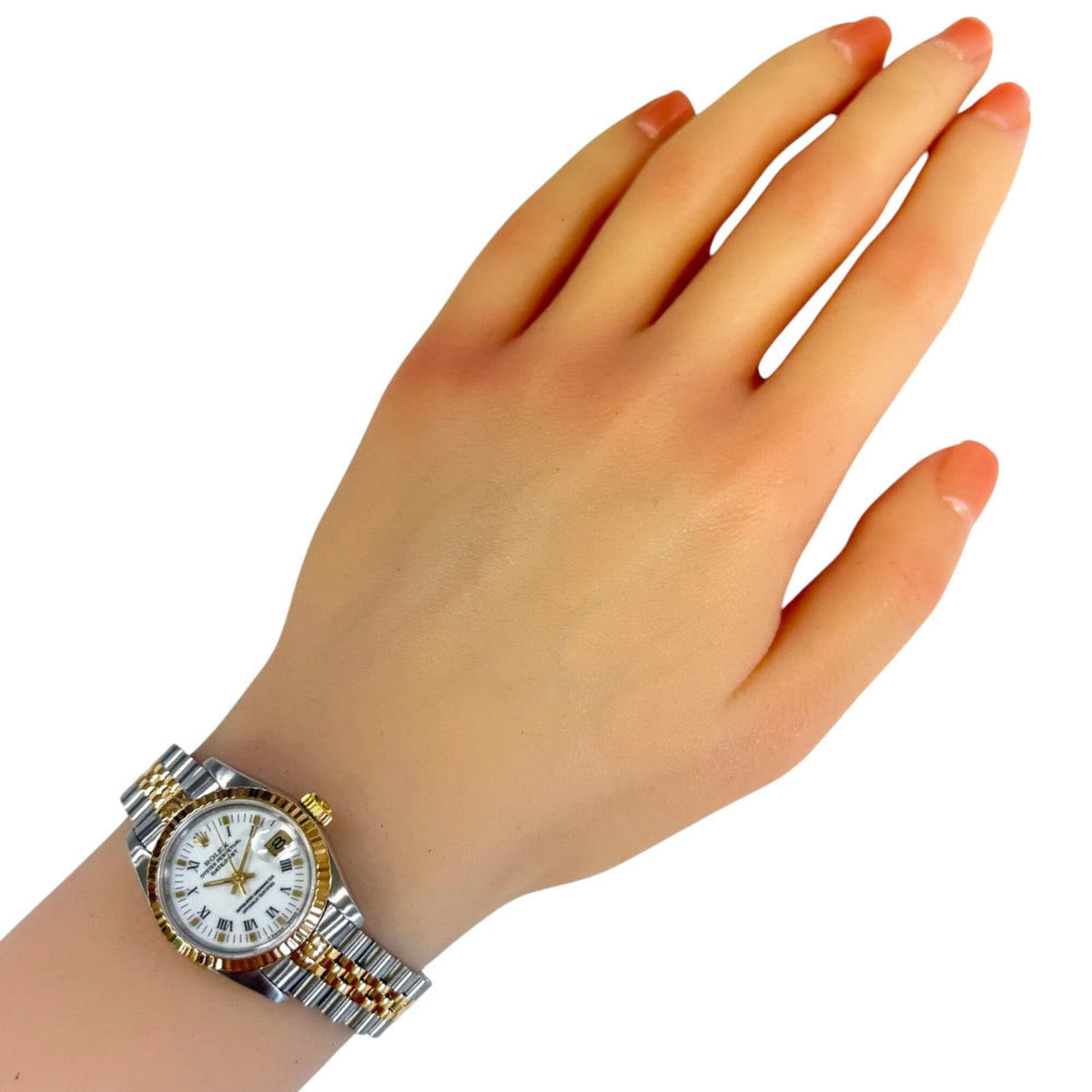 Rolex Datejust Oyster Perpetual 69173 Weiß Zifferblatt 26 mm Uhr
