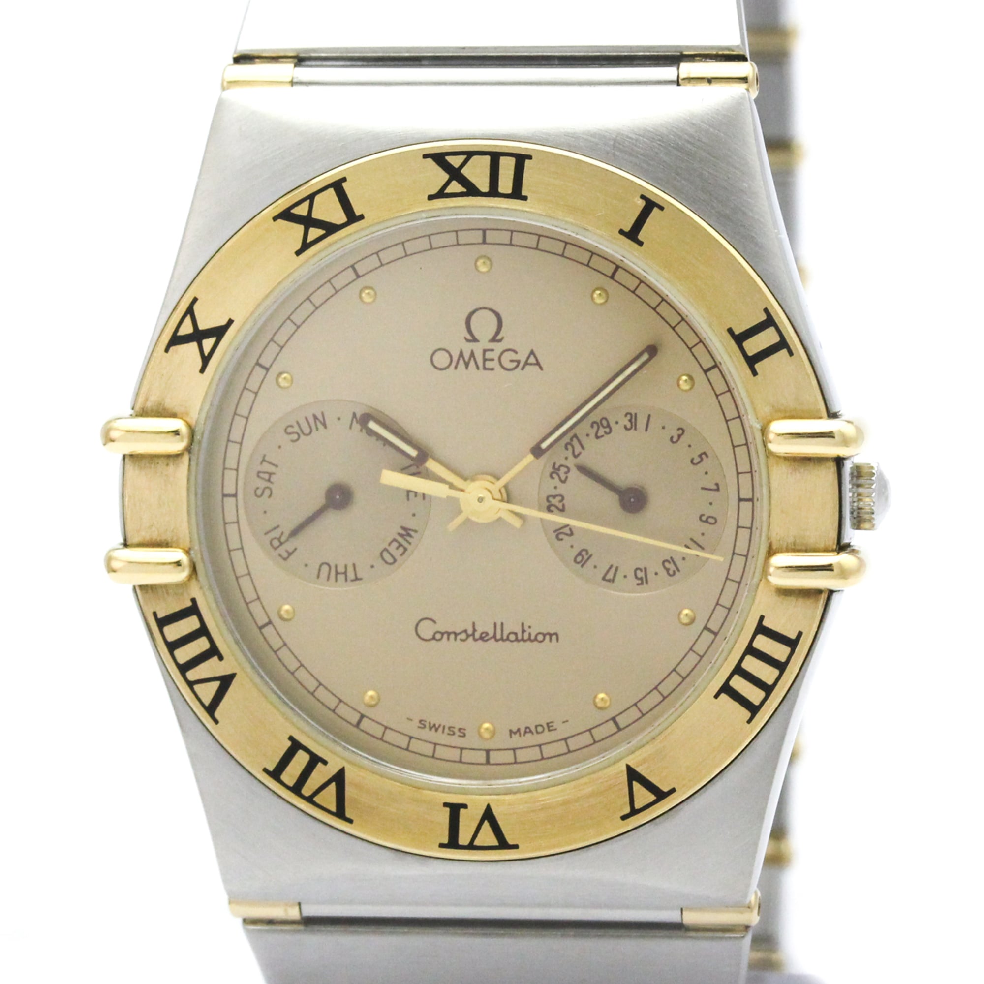 Omega Constellation 3.961.070 Gold Dial 33mm Watch