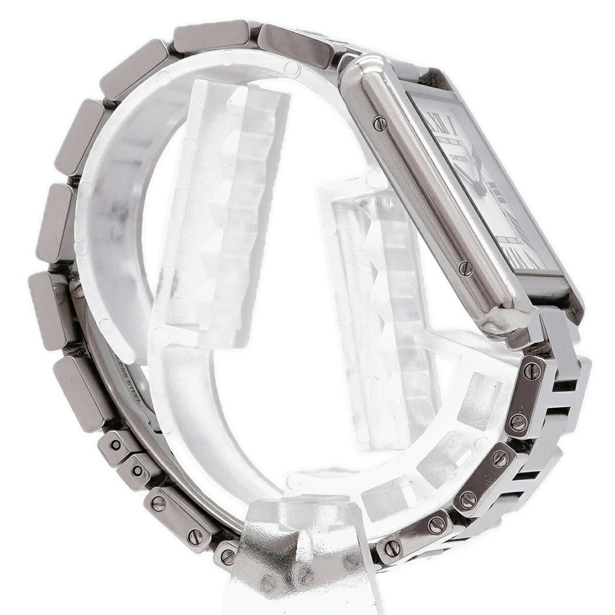 Montre Cartier Tank Solo SM W5200013, cadran argenté, 24 mm