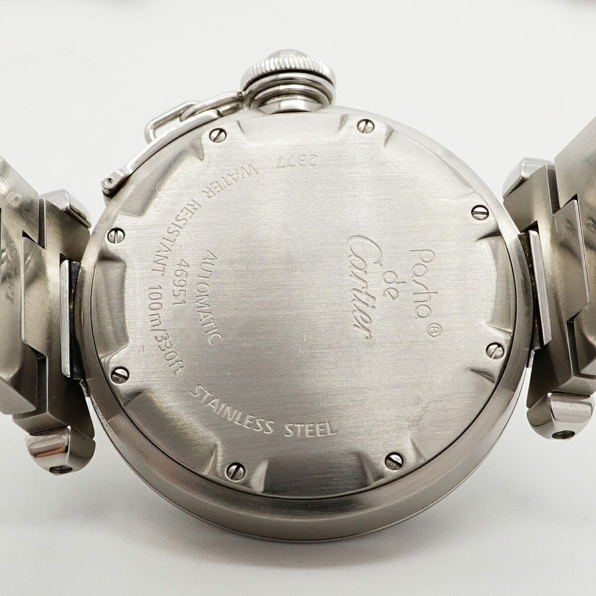 Cartier Pasha W31029M7 Silver Dial Stainless steel 35mm Watch