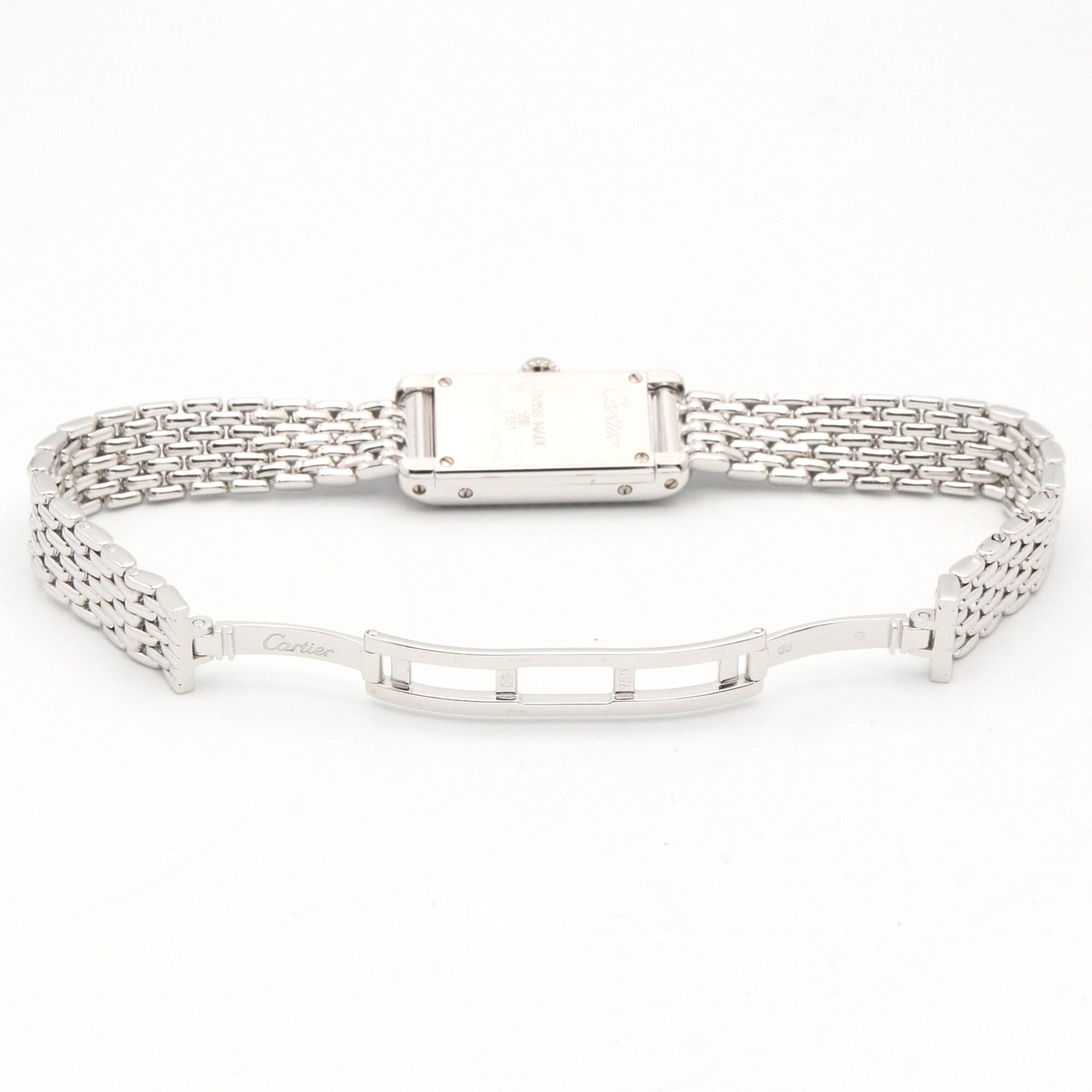 Cartier Tank WB3016U3 Silver Dial 14mm Watch