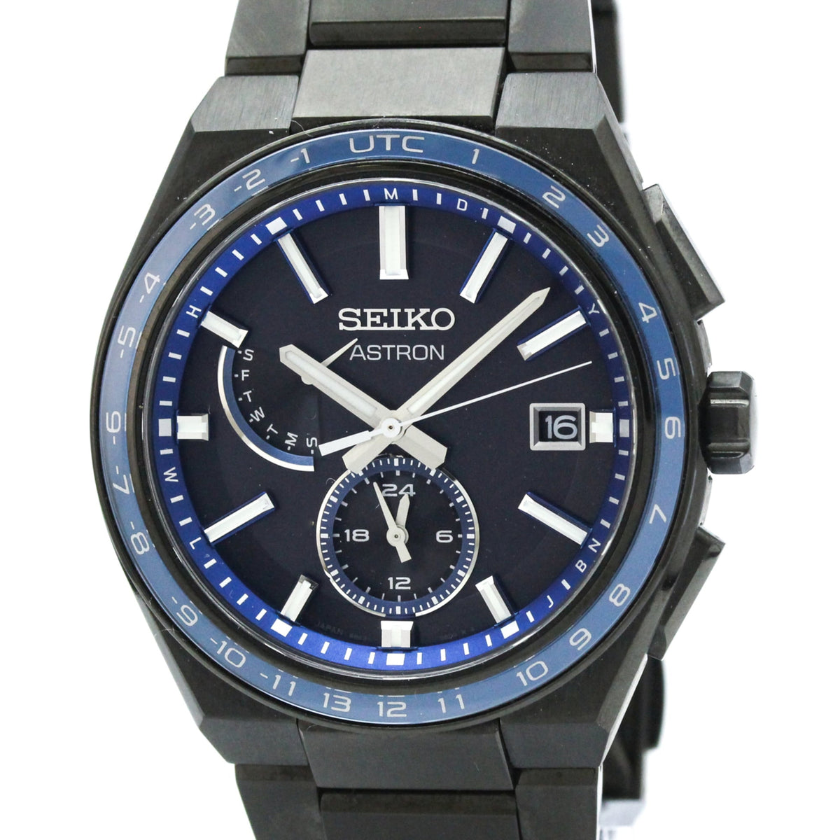 Seiko Astron SBXY041(8B63-0BB0) Black Dial 43mm Watch