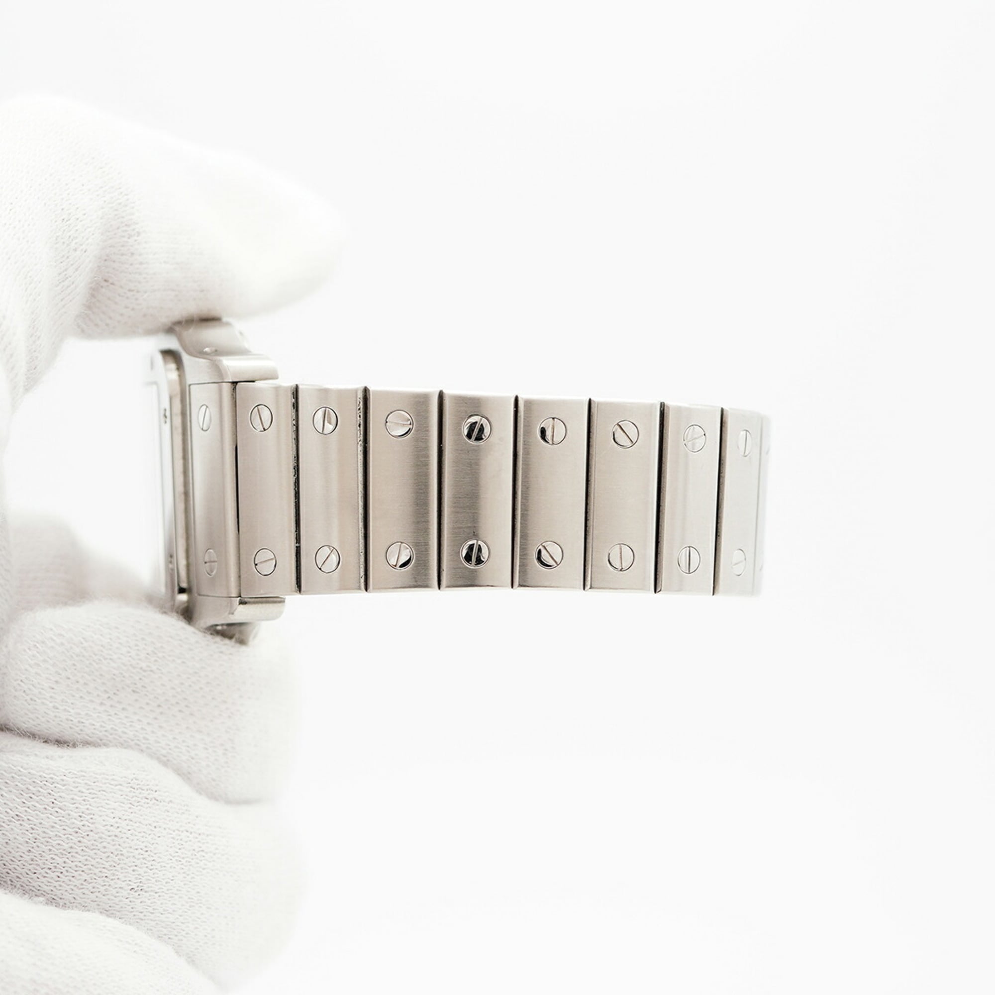 Cartier Santos Galbee XL W20098D6 Silver Dial