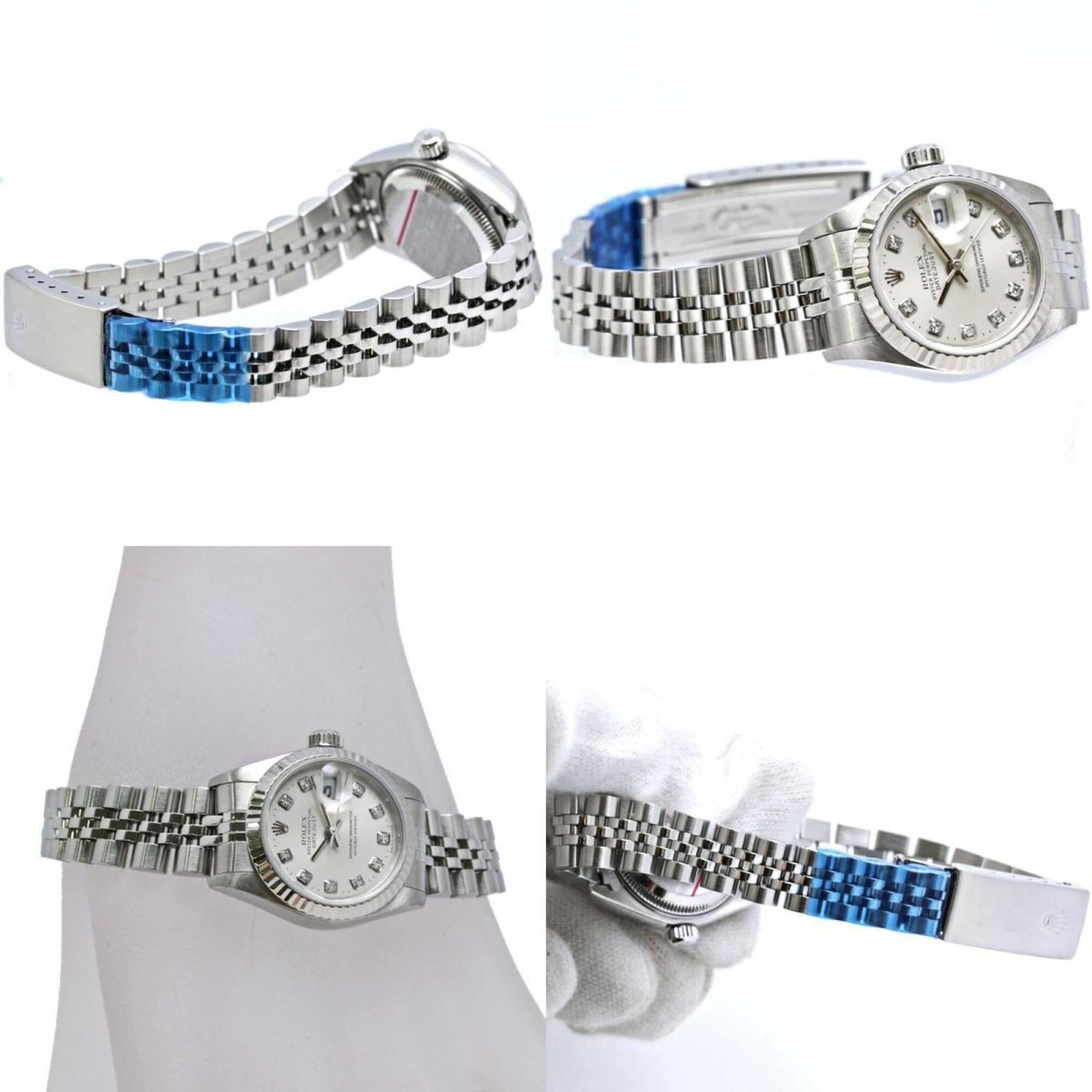 Rolex Datejust 79174G Silver Dial 26mm Watch