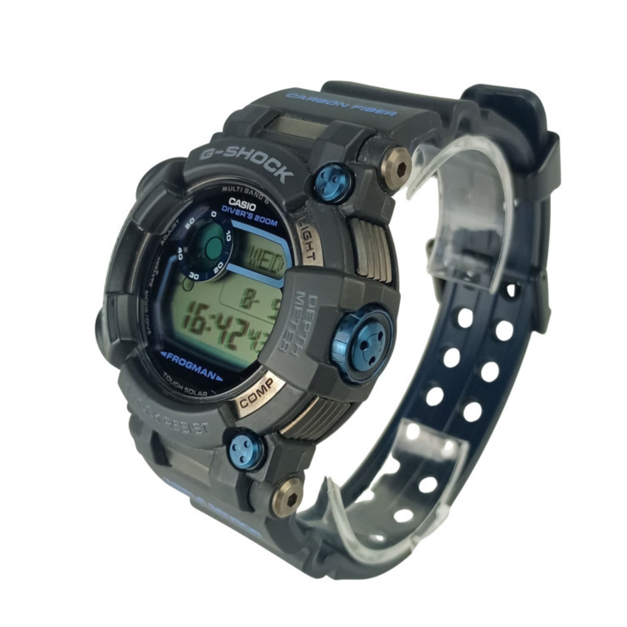 Casio G-SHOCK MASTER OF G - SEA FROGMAN GWF-D1000B-1JF Noir Montre à cadran de 53 mm
