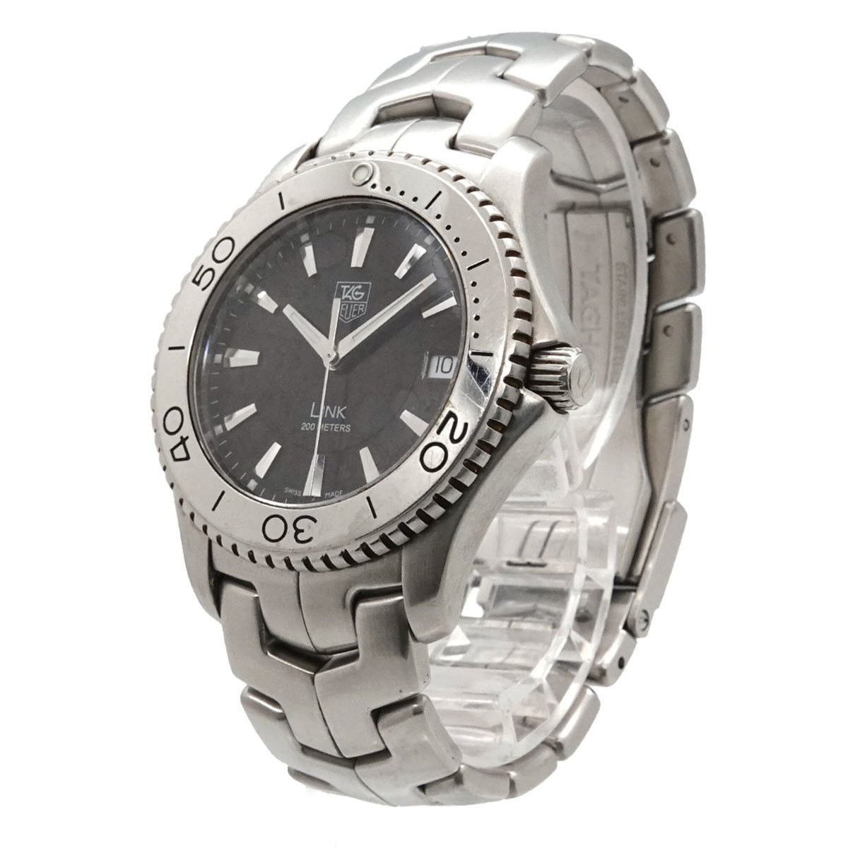 TAG Heuer Link WJ1110 Schwarz Zifferblatt 39mm Uhr