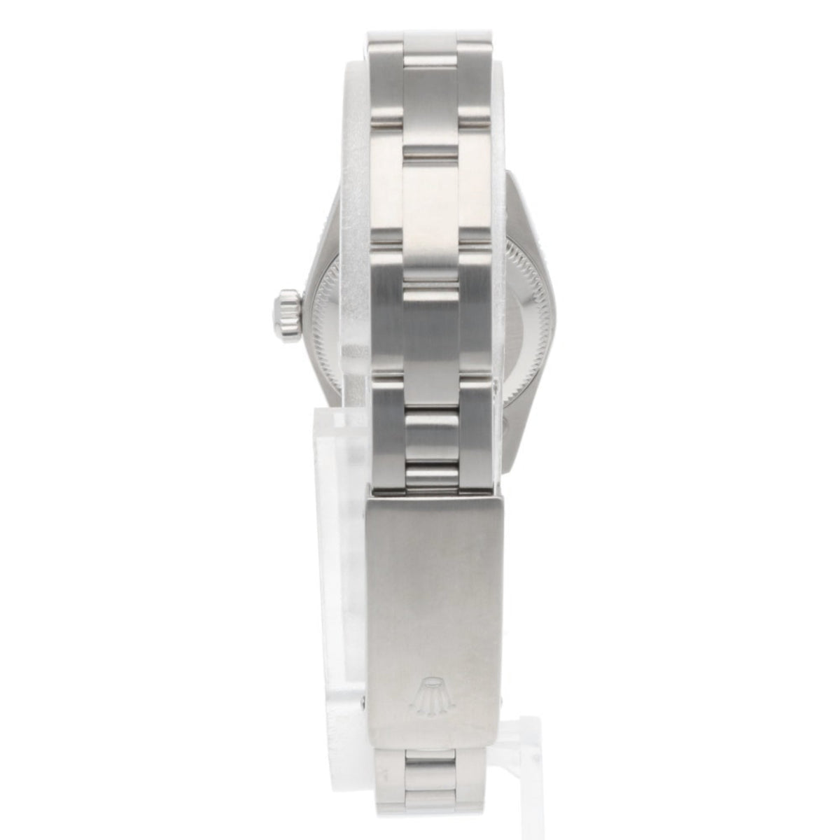 Rolex Oyster Perpetual 67230 met zilveren wijzerplaat, 24 mm