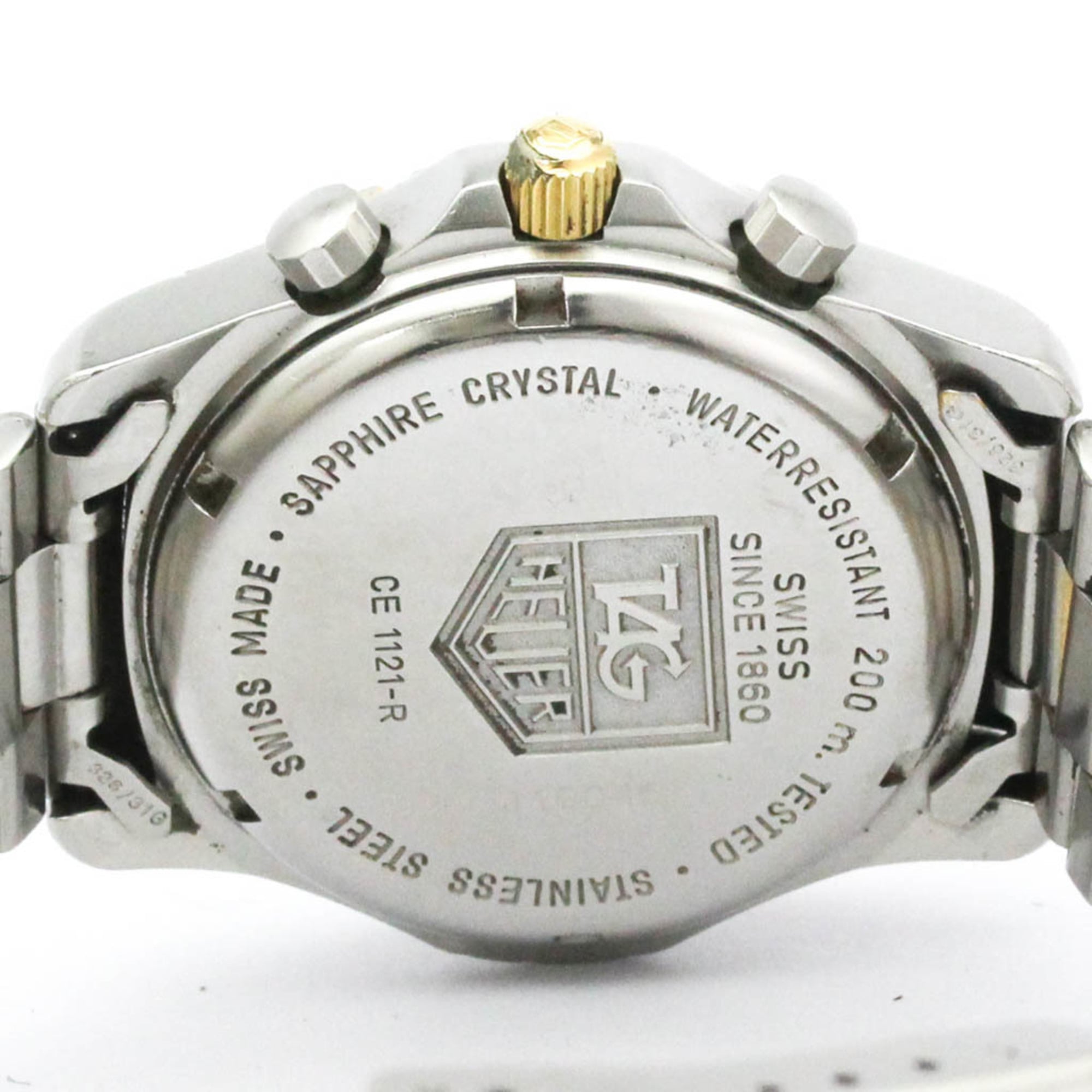 TAG HEUER 2000 Professional Chronograph vergoldete Stahluhr CE1121