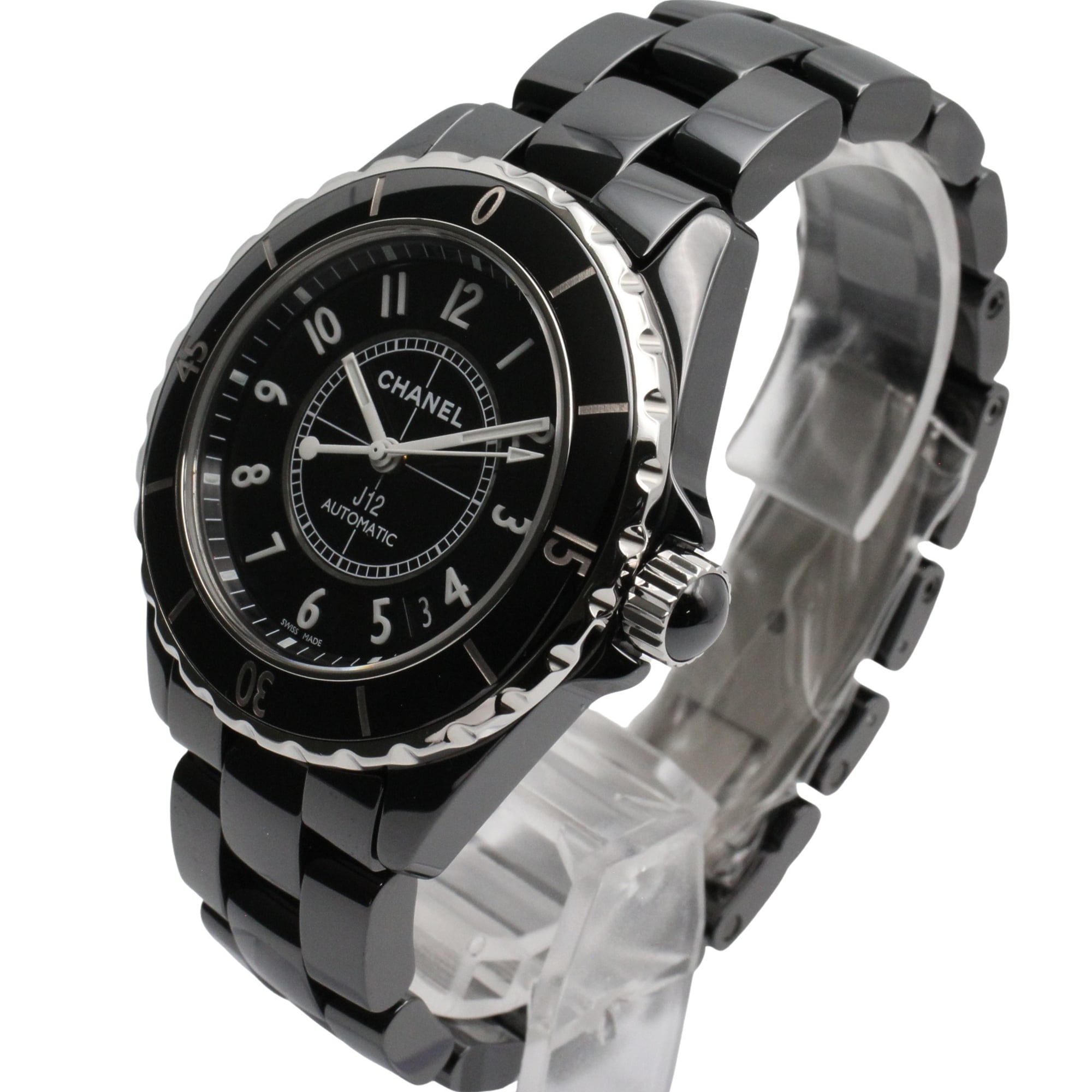 Chanel J12 H0685 Black Dial Ceramic 38mm Watch