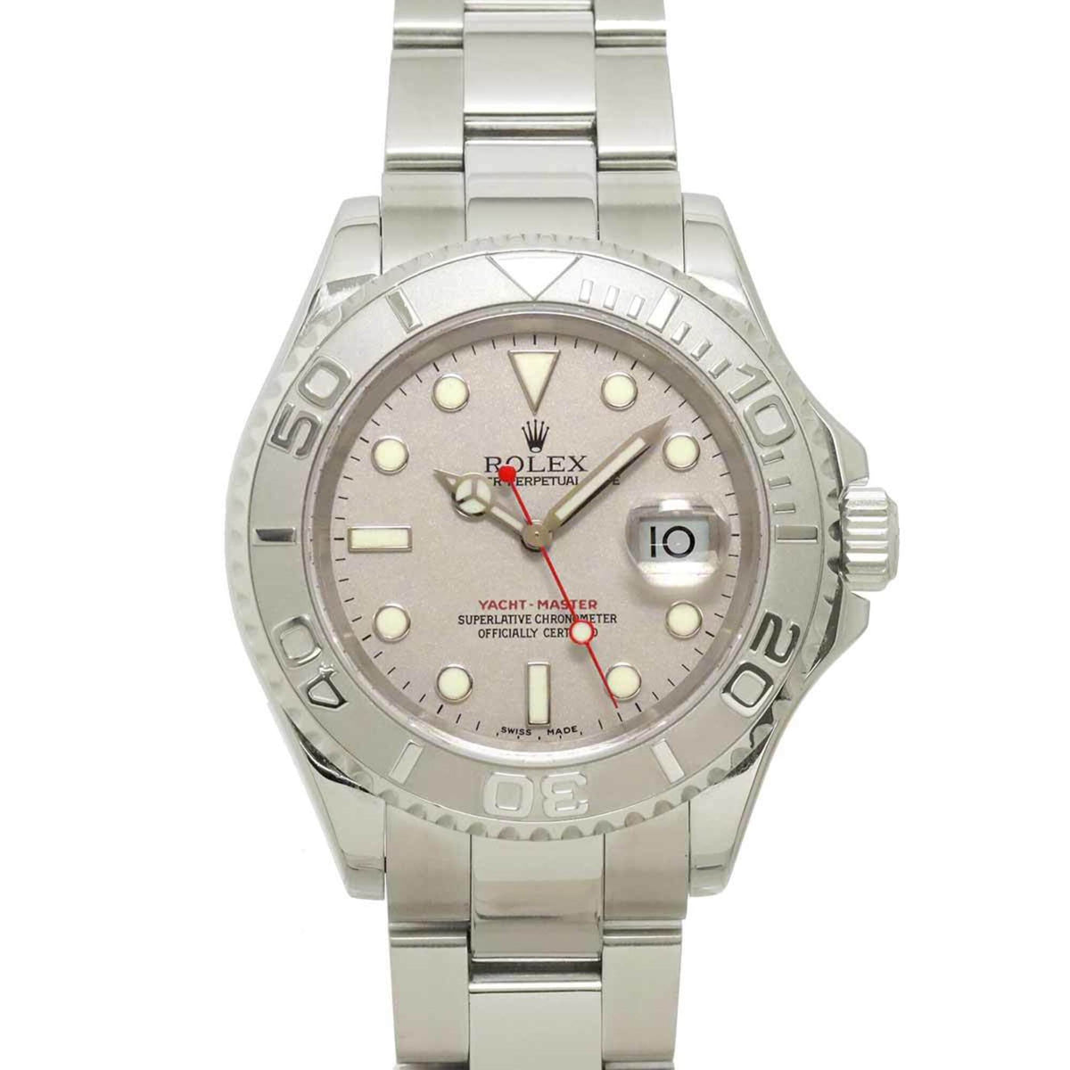 Rolex Yachtmaster Rolesium 16622 Silber Zifferblatt 41 mm Uhr