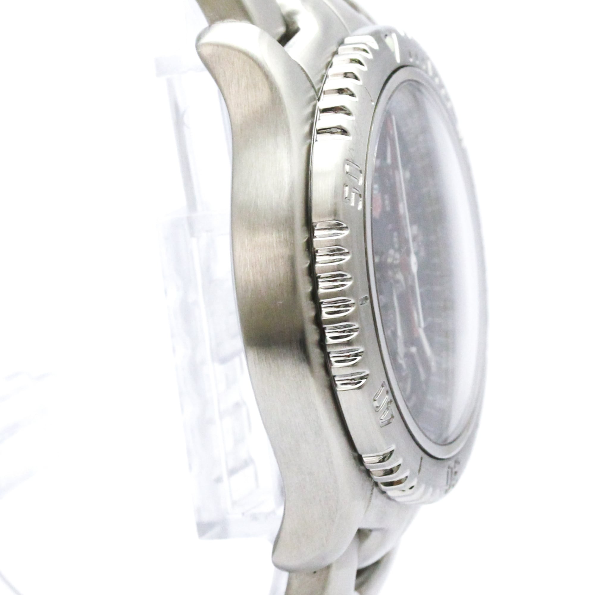 TAG HEUER Link Chronograph Jason Bourne Steel Watch CT1111 Polished
