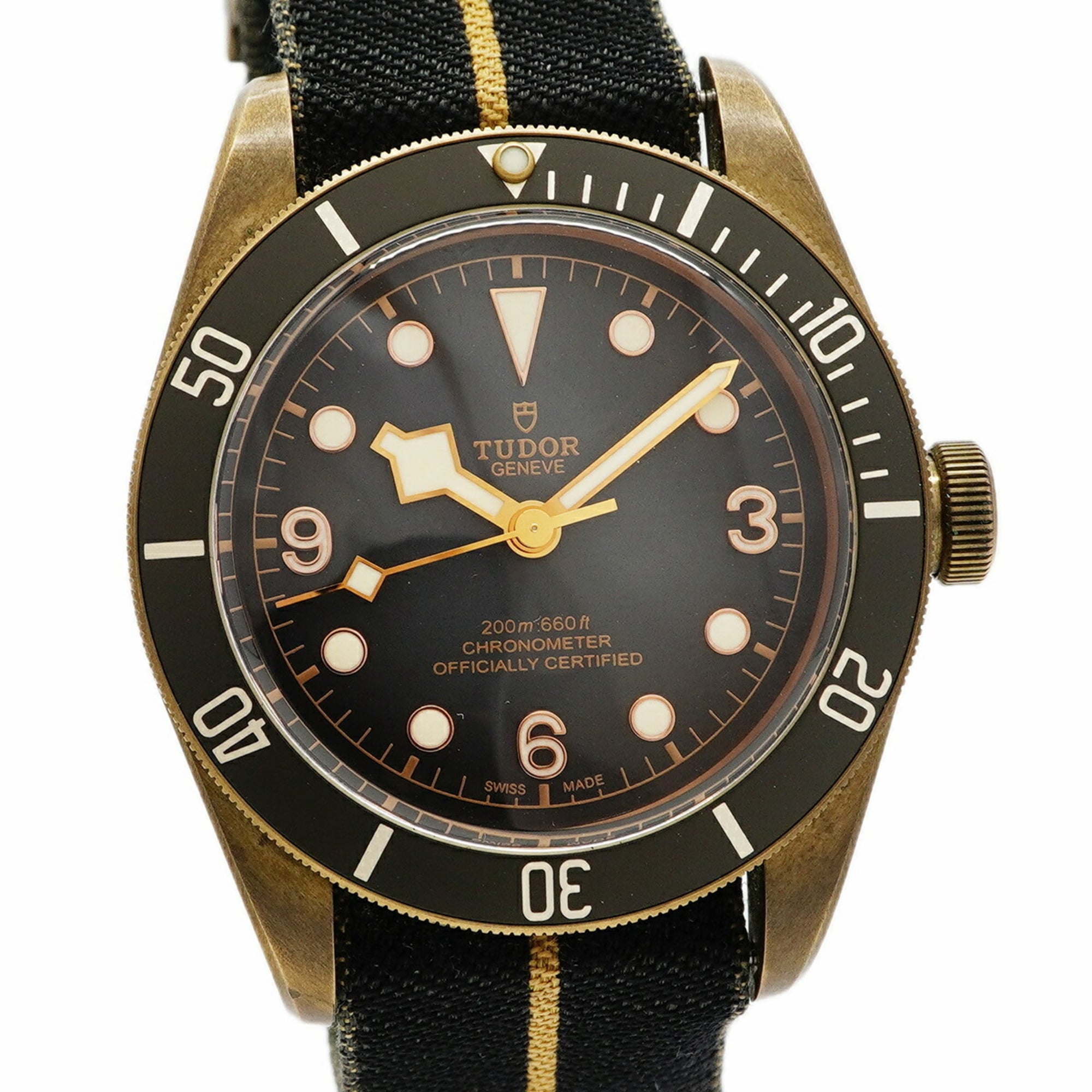 Tudor Heritage 79250BA Gray Dial Nylon 43mm Watch