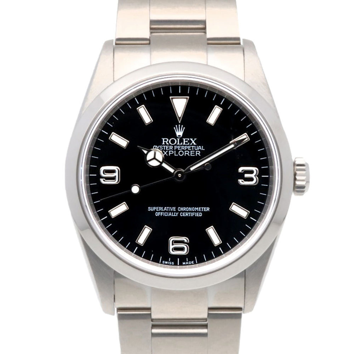 Montre Rolex Explorer Oyster Perpetual 114270 Noir Cadran 36 mm