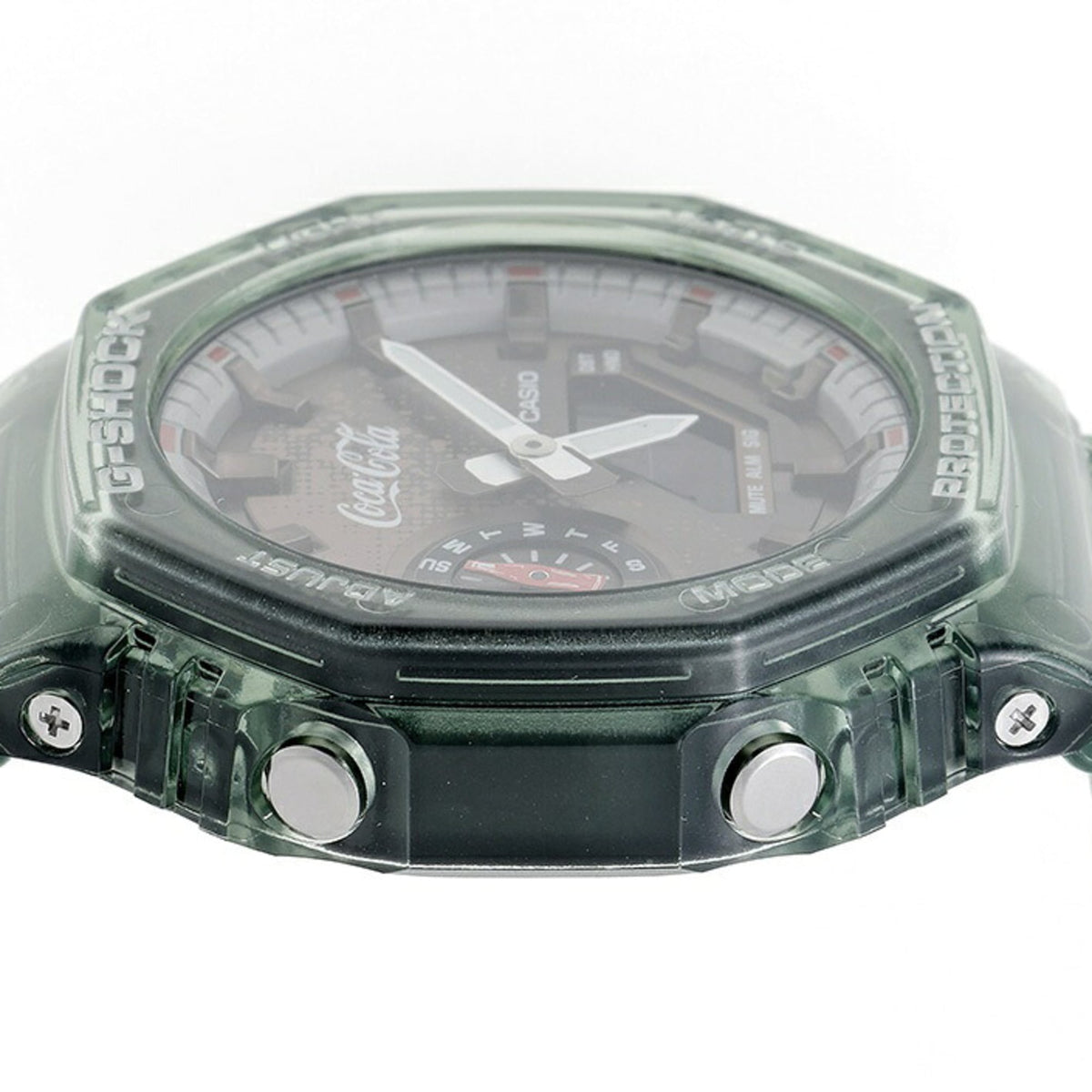 Casio G-SHOCK Serie 2100, Coca-Cola-Kooperationsmodell GA-2100CC-3AJR Braun Zifferblatt 45 mm Uhr